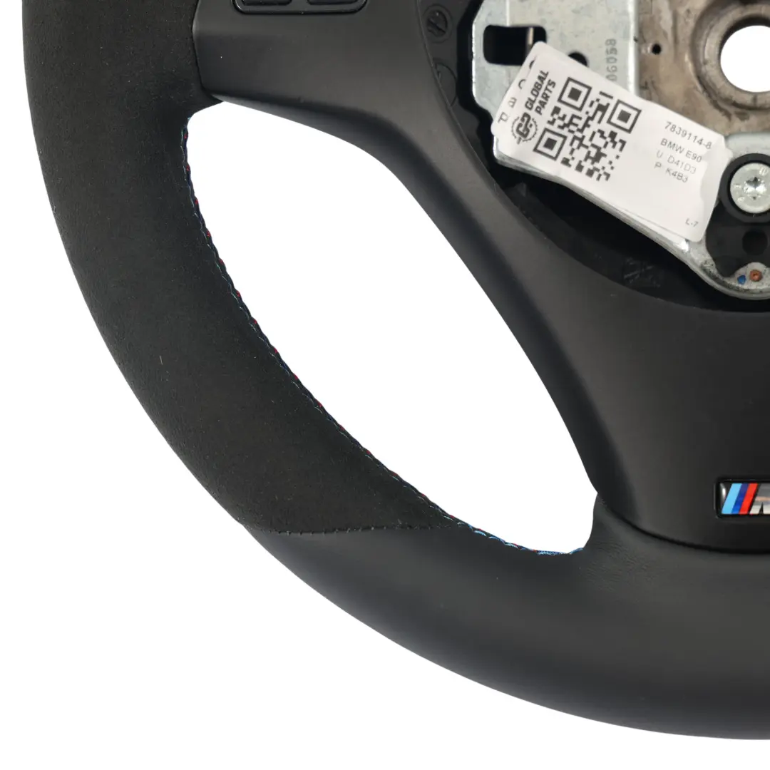 NEU Schwarz Leder / Alcantara M-Sport Lenkrad Sport für BMW E87 E90 E91 E92 mit Teilenummer 7839114 BMW E87 E90 E91 E92 NEU Schwarz Leder / Alcantara M-Sport Lenkrad Sport - SKU 7839114-8 - Teilenummer 7839114
