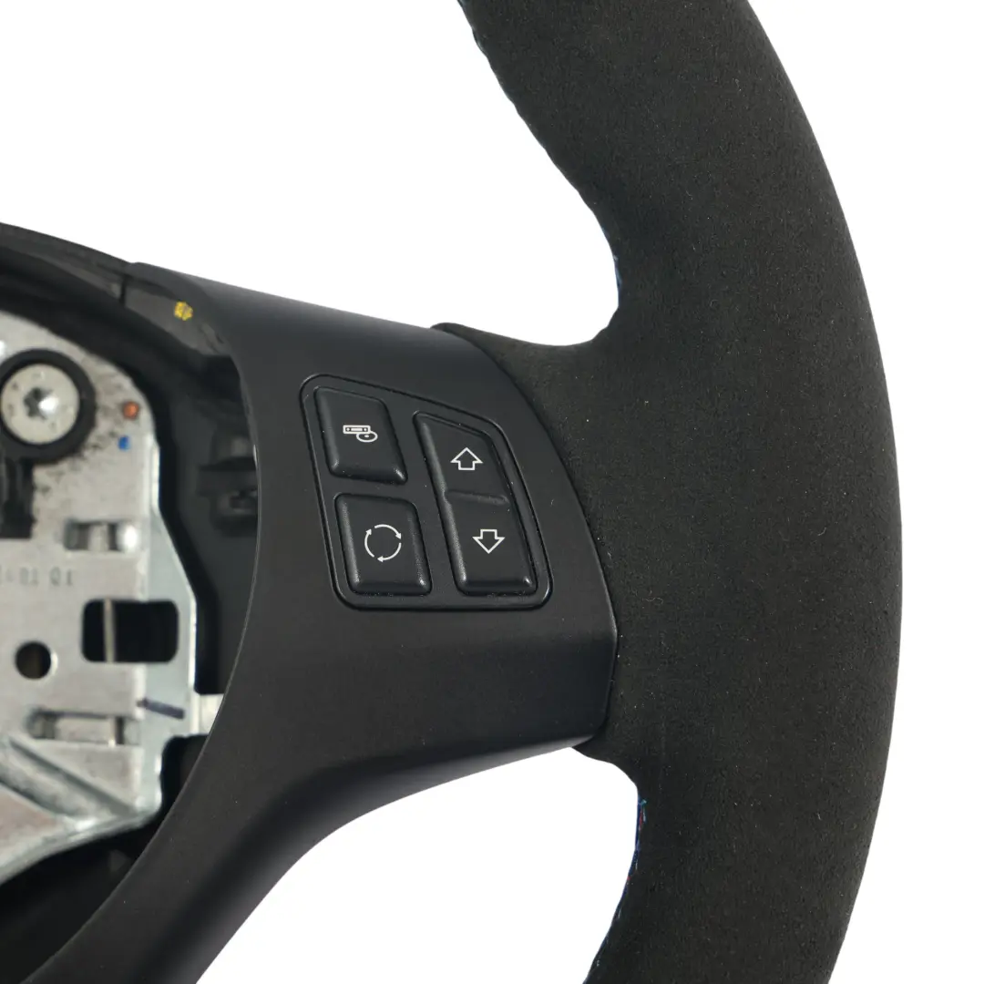 Leather / Alcantara M-Sport Thick Steering Wheel to BMW E81 E87 E90 E91 E92 NEW with Part number 7839114 BMW E81 E87 E90 E91 E92 NEW Leather / Alcantara M-Sport Thick Steering Wheel - SKU 7839114-8 - Part number 7839114