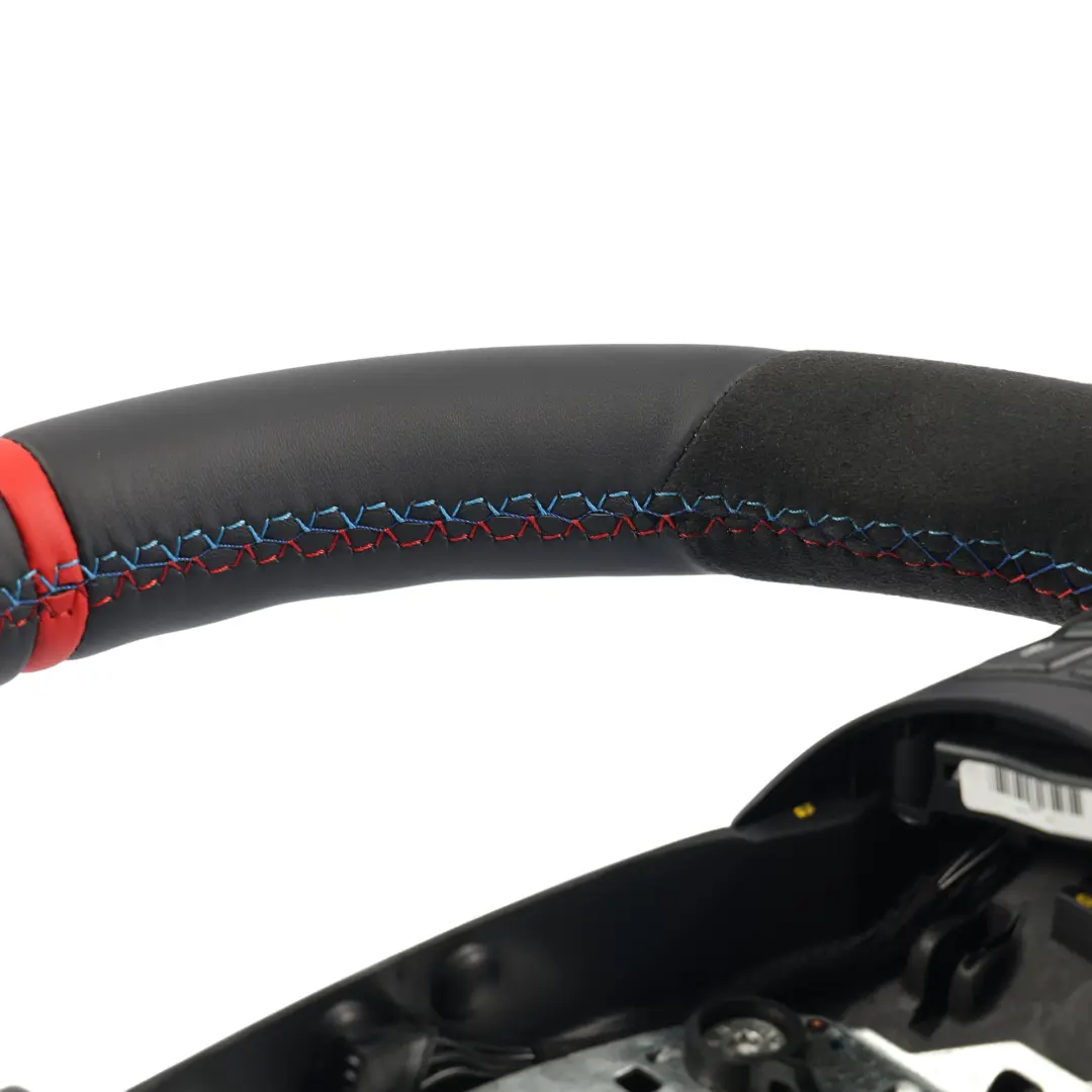 Nuovo Nero Pelle / Alcantara M-SPORT Volante Sportivo per BMW E81 E87 E90 E91 E92 con numero di parte 7839114 BMW E81 E87 E90 E91 E92 Nuovo Nero Pelle / Alcantara M-SPORT Volante Sportivo - SKU 7839114-8 - Numero di parte 7839114