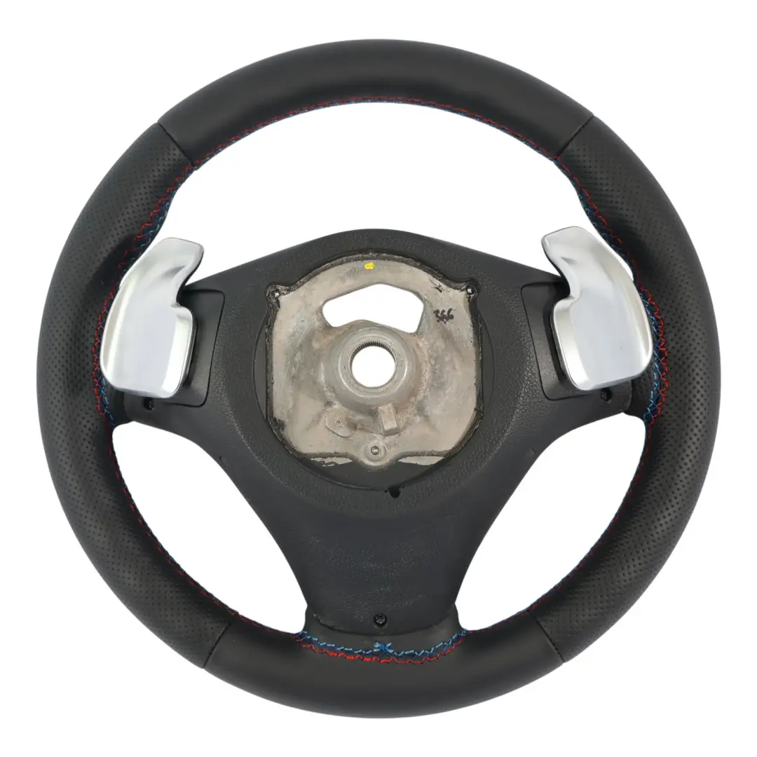 NEU Schwarz Leder M-Sport Dickes Lenkrad Paddelschieber für BMW E92 E93 LCI mit Teilenummer 7839115 BMW E92 E93 LCI NEU Schwarz Leder M-Sport Dickes Lenkrad Paddelschieber - SKU 7839115-6 - Teilenummer 7839115