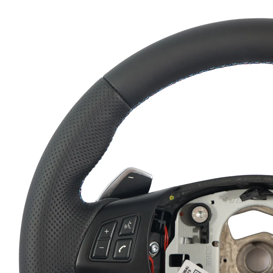 BMW E92 E93 LCI NEW Black Leather M-Sport Thick Steering Wheel Paddle Shift - SKU 7839115-6 - Part number 7839115