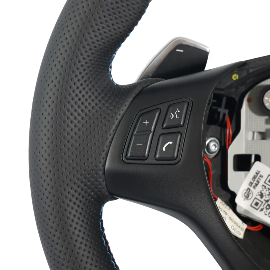 BMW E92 E93 LCI NEW Black Leather M-Sport Thick Steering Wheel Paddle Shift - SKU 7839115-6 - Part number 7839115