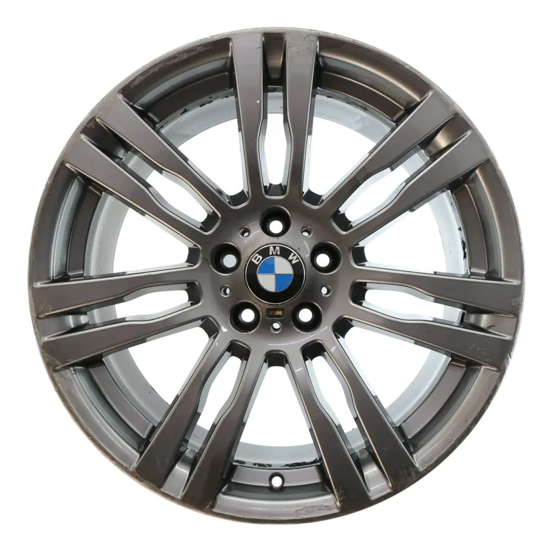 Front Wheel Light Alloy Rim Grey M Double Spoke 20" 10J ET:40 to BMW X5 E70 with Part number 7842183 BMW X5 E70 Front Wheel Light Alloy Rim Grey M Double Spoke 20" 10J ET:40 - SKU 7842183-1 - Part number 7842183