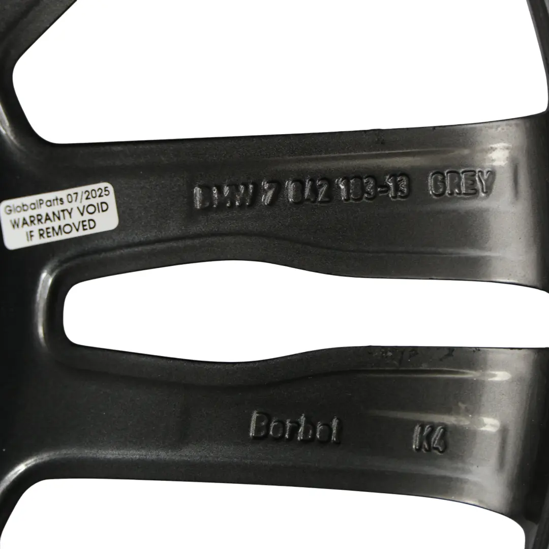 Vorder Seite Rad Leicht Legierung Felge Grau 20" 10J ET:40 für BMW X5 E70 mit Teilenummer 7842183 BMW X5 E70 Vorder Seite Rad Leicht Legierung Felge Grau 20" 10J ET:40 - SKU 7842183-2 - Teilenummer 7842183