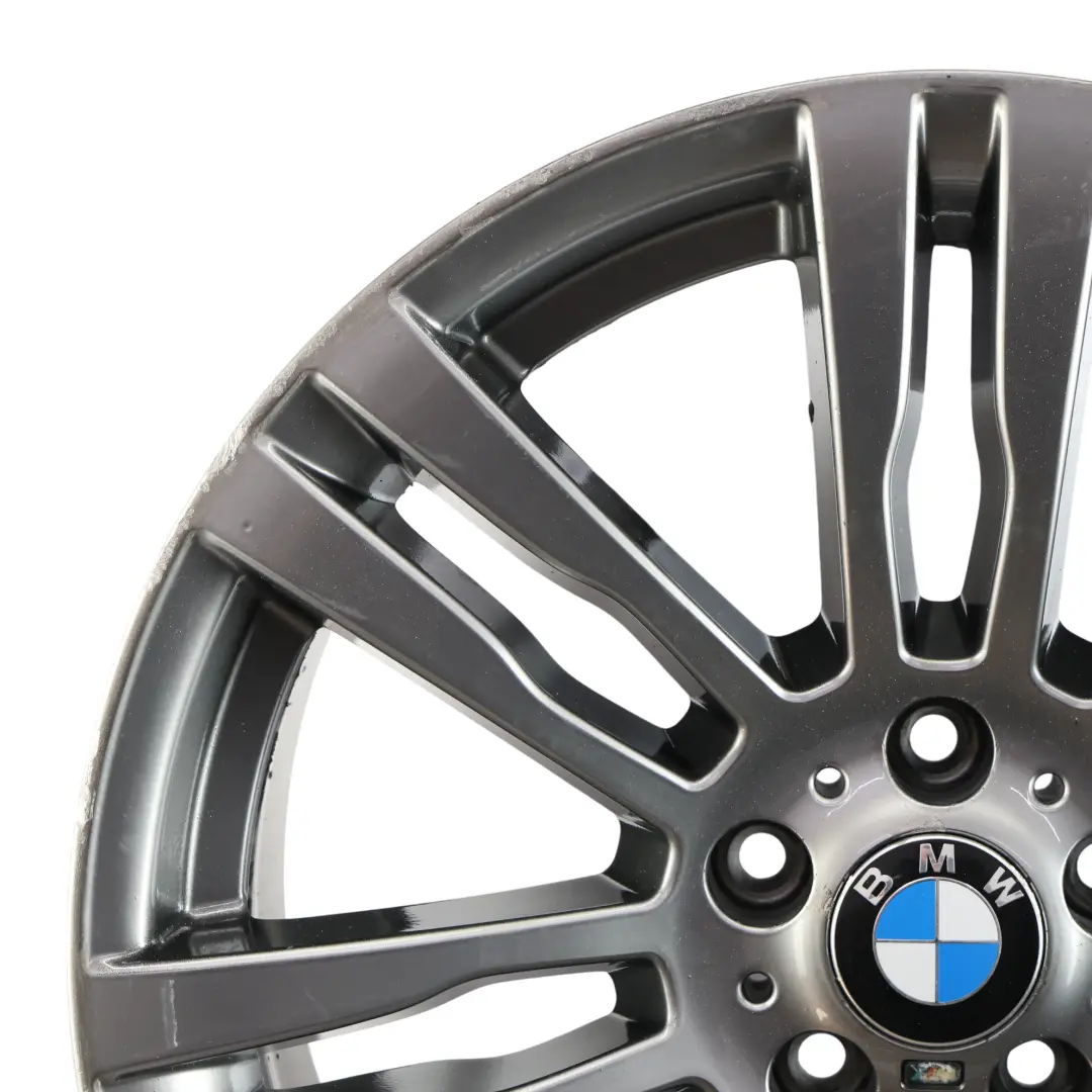 BMW X5 E70 Rear Wheel Rim Light Alloy Grey M Double Spoke 20" 11J ET:35 - SKU 7842184-3 - Part number 7842184