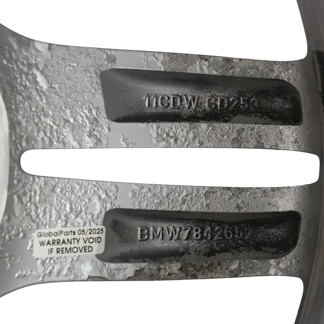 Front Alloy Wheel Rim 19" ET:33 8,5J M Double Spoke 351 to BMW F10 F11 F12 with Part number 7842652 BMW F10 F11 F12 Front Alloy Wheel Rim 19" ET:33 8,5J M Double Spoke 351 - SKU 7842652-6 - Part number 7842652