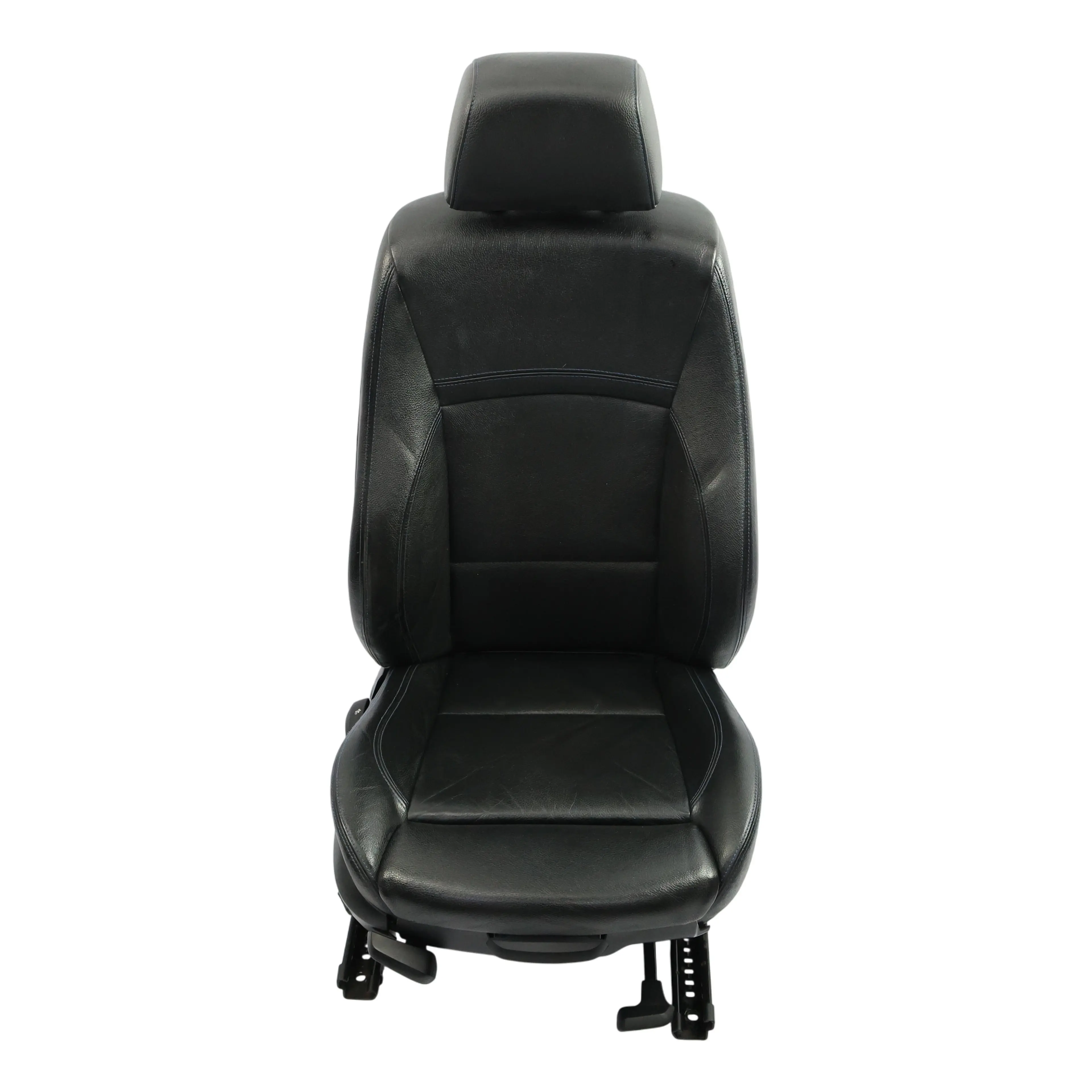 BMW E90 E91 LCI M Sport Front Seat Heated Right O/S Black Leather Dakota Blue