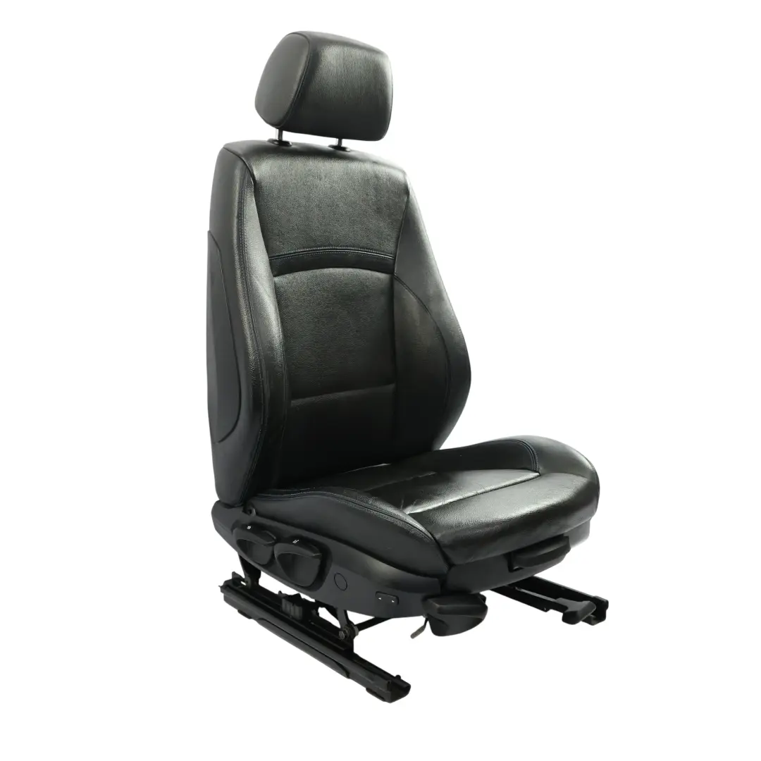 BMW E90 E91 LCI Siège Avant Chauffant Droit M Sport En Cuir Noir Dakota Blue - SKU 7843514-1 - Numéro de pièce 7843514