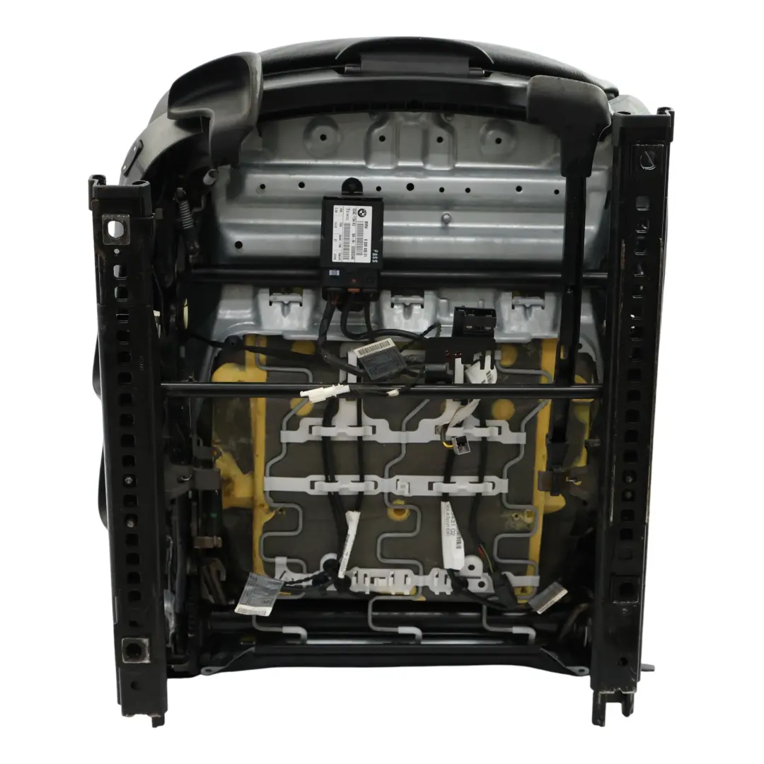 BMW E90 E91 LCI M Sport Vorder Sitz Beheizt Rechts Außen Schwarz Leder Blau - SKU 7843514-1 - Teilenummer 7843514