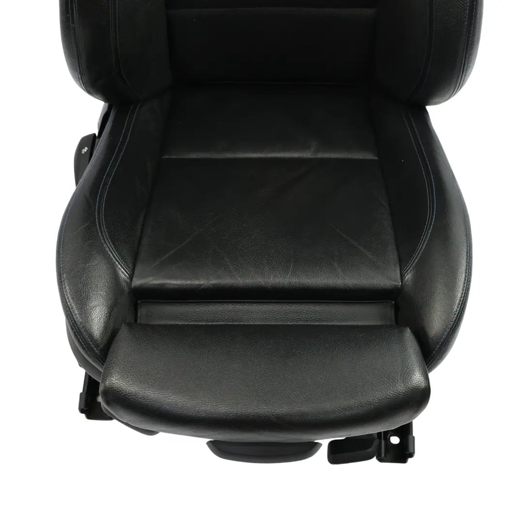 BMW E90 E91 LCI Siège Avant Chauffant Droit M Sport En Cuir Noir Dakota Blue - SKU 7843514-1 - Numéro de pièce 7843514