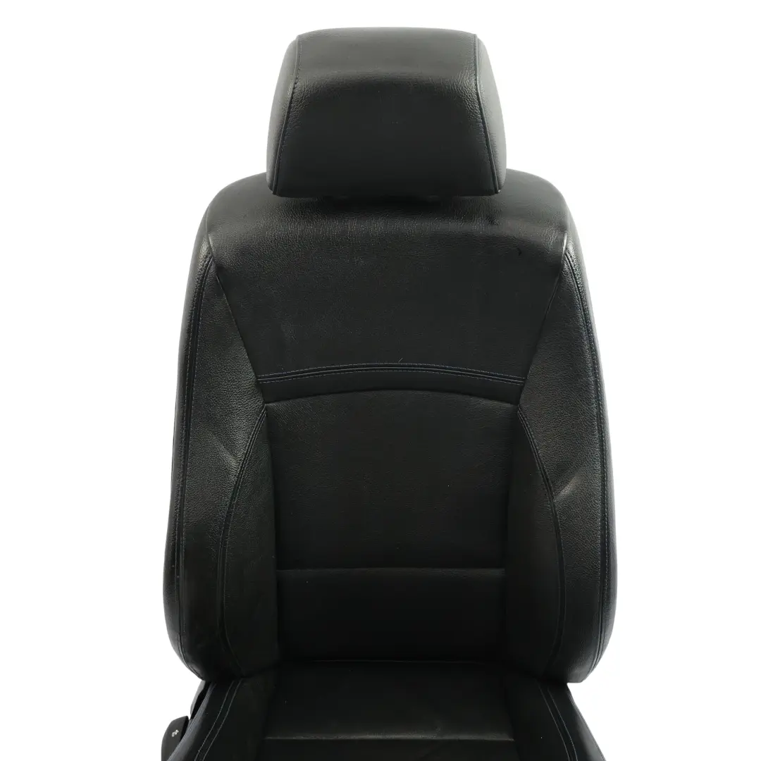 BMW E90 E91 LCI Siège Avant Chauffant Droit M Sport En Cuir Noir Dakota Blue - SKU 7843514-1 - Numéro de pièce 7843514