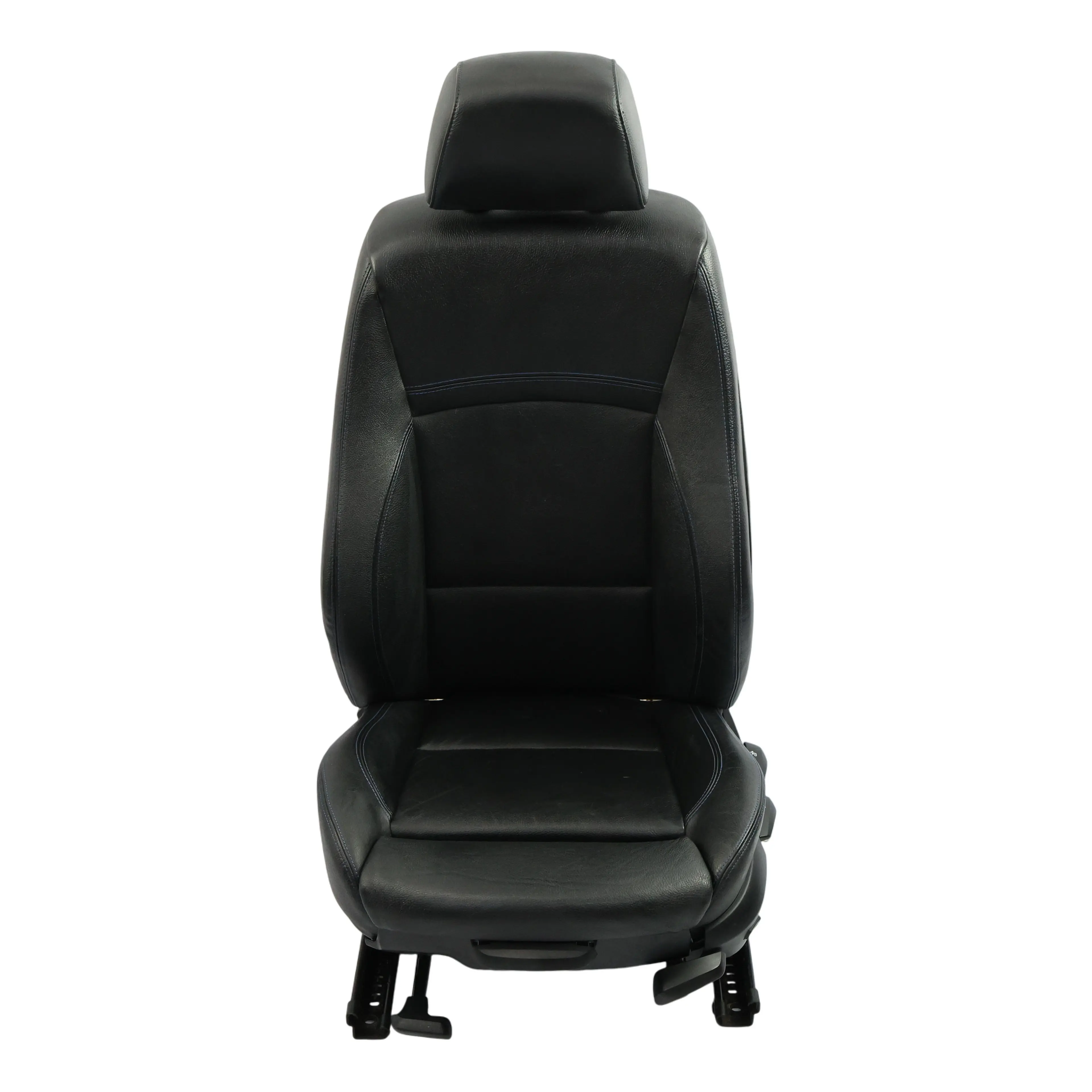 BMW E90 E91 LCI Front Seat Heated M Sport Left N/S Black Leather Dakota Blue