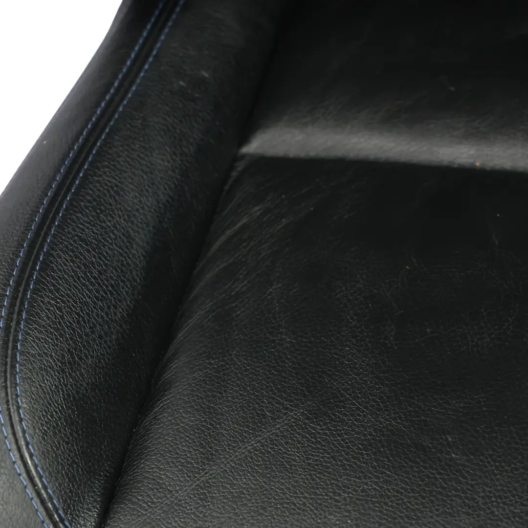 BMW E90 E91 LCI Front Seat Heated M Sport Left N/S Black Leather Dakota Blue - SKU 7843515-2 - Part number 7843515