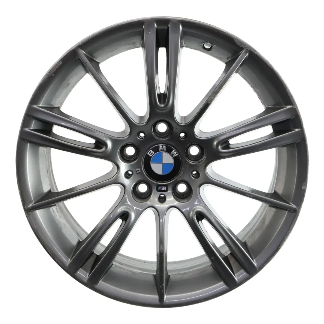 BMW E90 E91 Front Wheel Rim Alloy Ferric Grey 18" ET:34 8J M Spider Spoke 193 - SKU 7843839-3 - Part number 7843839