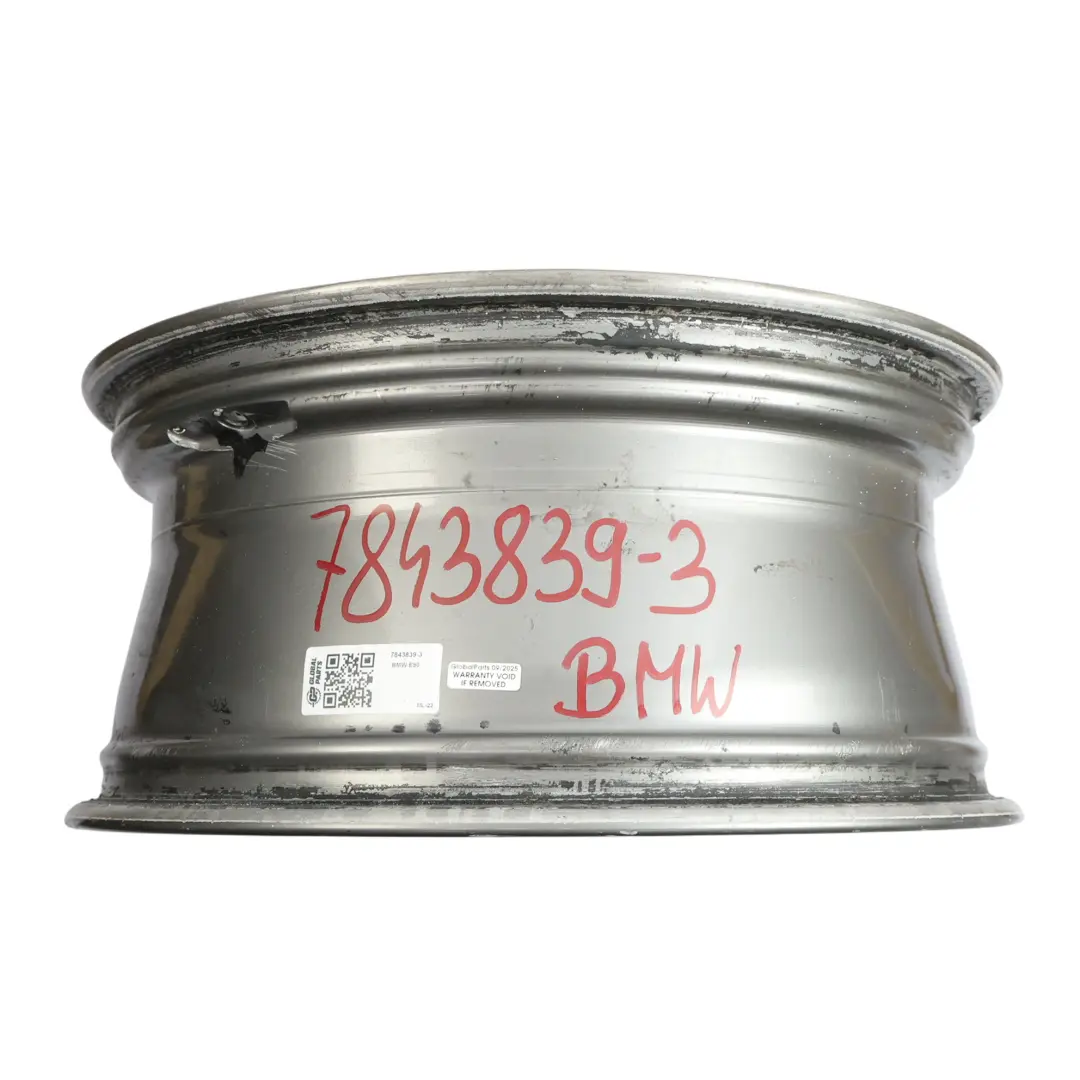 BMW E90 E91 Front Wheel Rim Alloy Ferric Grey 18" ET:34 8J M Spider Spoke 193 - SKU 7843839-3 - Part number 7843839
