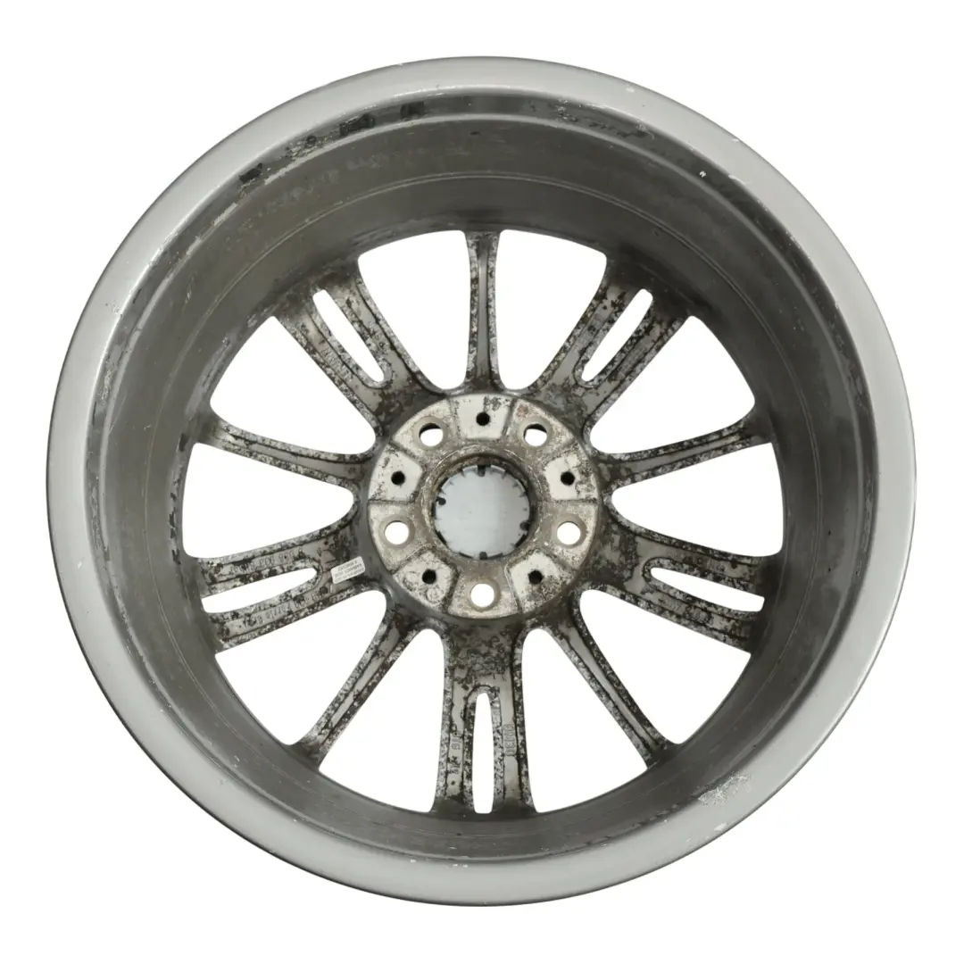 BMW E90 E91 Gris Férrico Llanta Aleación Delantera 18" ET:34 8J M Spider Spoke - SKU 7843839-3 - Número de pieza 7843839