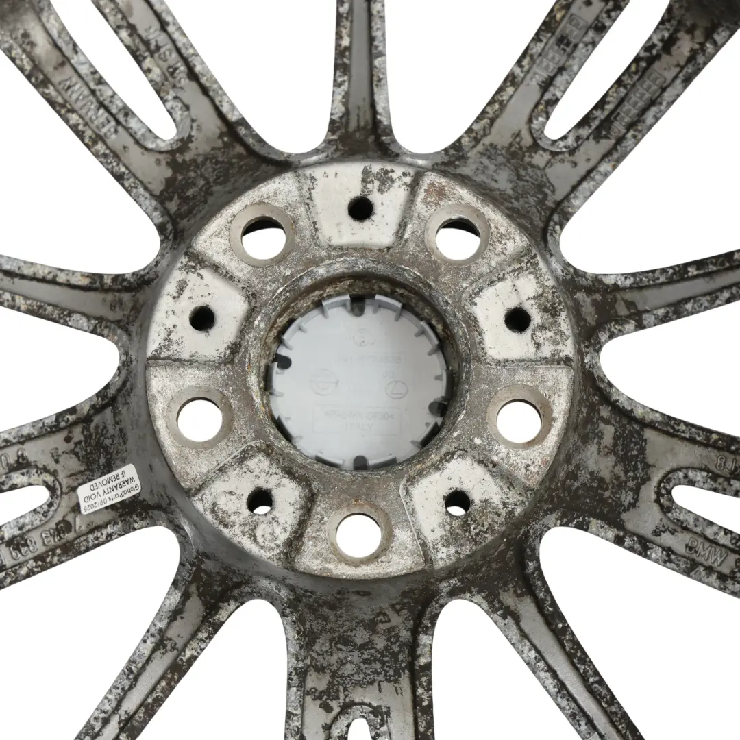 BMW E90 E91 Front Wheel Rim Alloy Ferric Grey 18" ET:34 8J M Spider Spoke 193 - SKU 7843839-3 - Part number 7843839