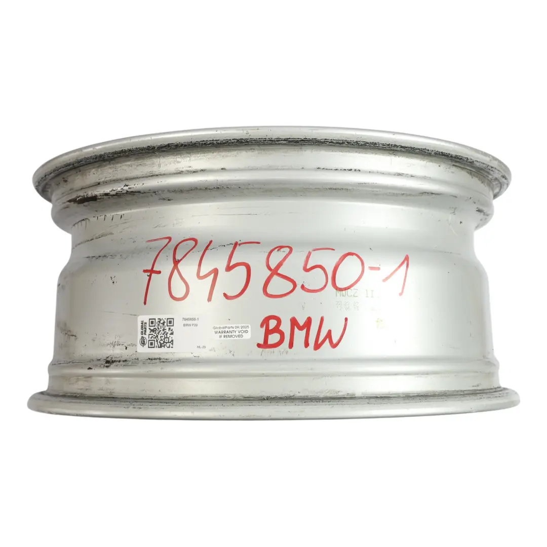 Silberne Leichtmetallfelge 17" 7,5J ET:43 M Styling 383 für BMW F20 F21 F22 mit Teilenummer 7845850 BMW F20 F21 F22 Silberne Leichtmetallfelge 17" 7,5J ET:43 M Styling 383 - SKU 7845850-1 - Teilenummer 7845850