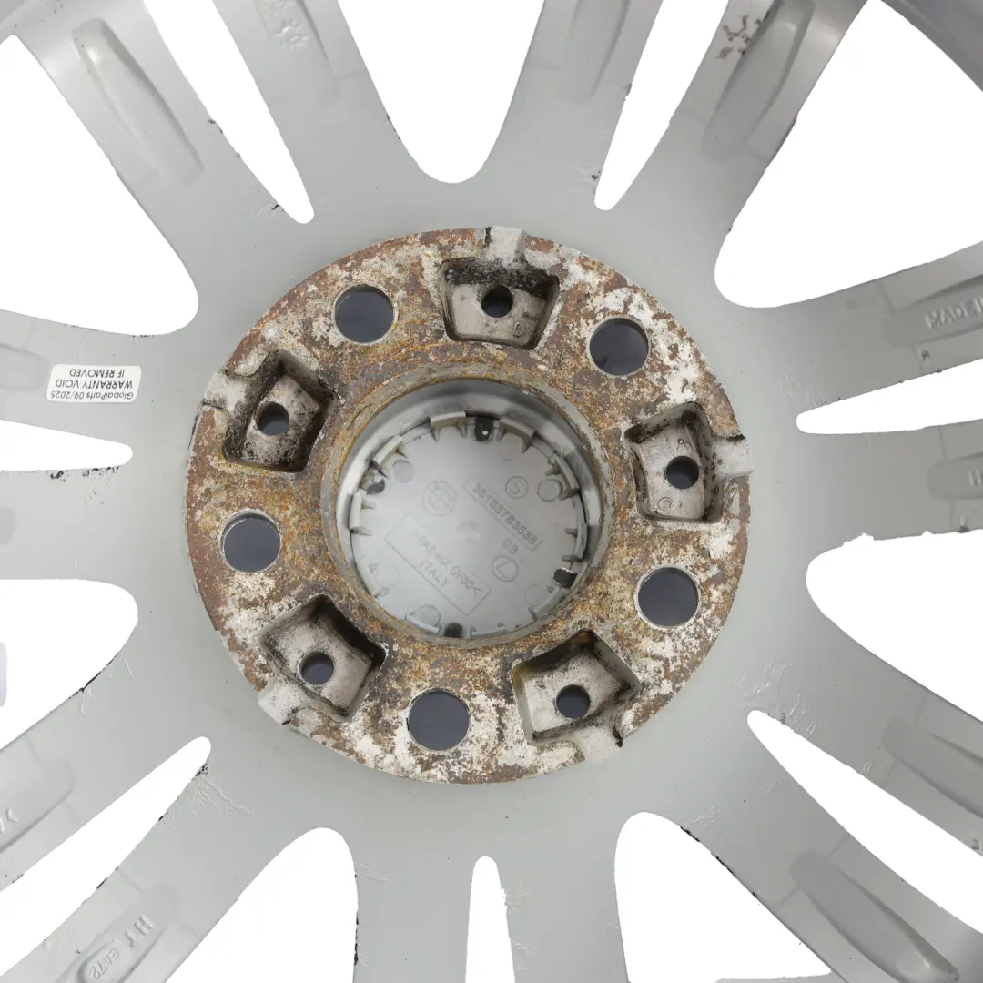 Llanta Aleación Plateada 17" 7,5J ET:43 M Styling 383 para BMW F20 F21 F22 con número de pieza 7845850 BMW F20 F21 F22 Llanta Aleación Plateada 17" 7,5J ET:43 M Styling 383 - SKU 7845850-2 - Número de pieza 7845850