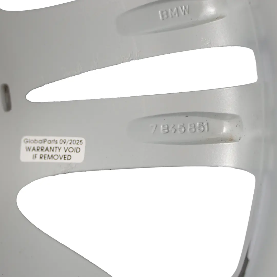 Alloy Rim 17" 8J ET:53 M Styling 383 to BMW F20 F21 F22 Rear Silver Wheel with Part number 7845851 BMW F20 F21 F22 Rear Silver Wheel Alloy Rim 17" 8J ET:53 M Styling 383 - SKU 7845851-1 - Part number 7845851