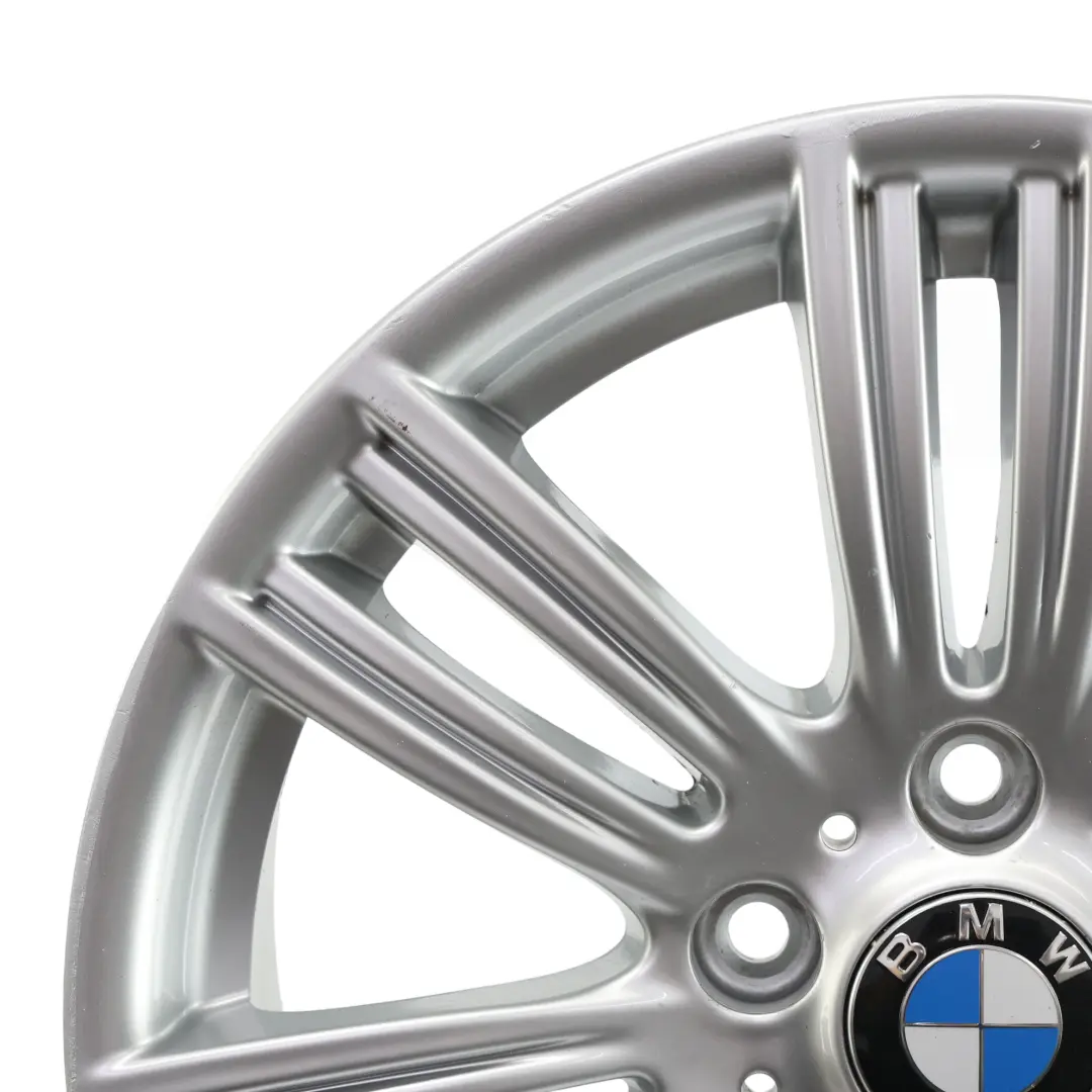Alloy Rim 17" 8J ET:53 M Styling 383 to BMW F20 F21 F22 Rear Silver Wheel with Part number 7845851 BMW F20 F21 F22 Rear Silver Wheel Alloy Rim 17" 8J ET:53 M Styling 383 - SKU 7845851-1 - Part number 7845851