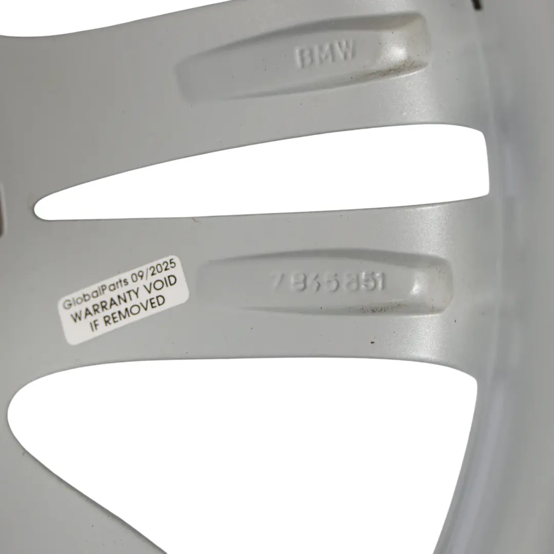 Alloy Rim 17" 8J ET:53 M Styling 383 to BMW F20 F21 F22 Rear Silver Wheel with Part number 7845851 BMW F20 F21 F22 Rear Silver Wheel Alloy Rim 17" 8J ET:53 M Styling 383 - SKU 7845851-2 - Part number 7845851