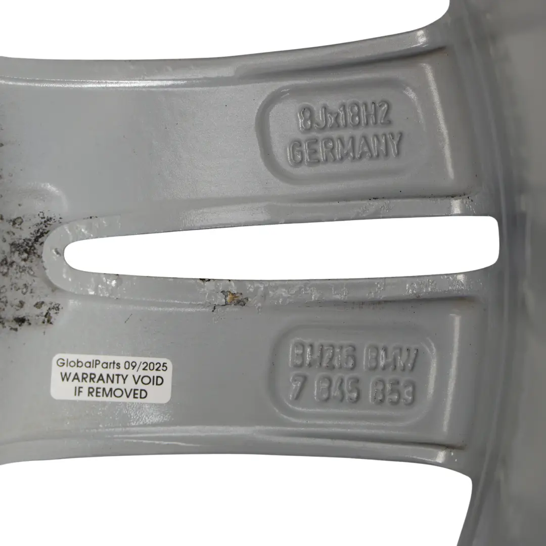 BMW F20 F21 F22 F23 Rear Wheel Rim Alloy 8J 18" ET:52 M Star Spoke 386 - SKU 7845853-1 - Part number 7845853