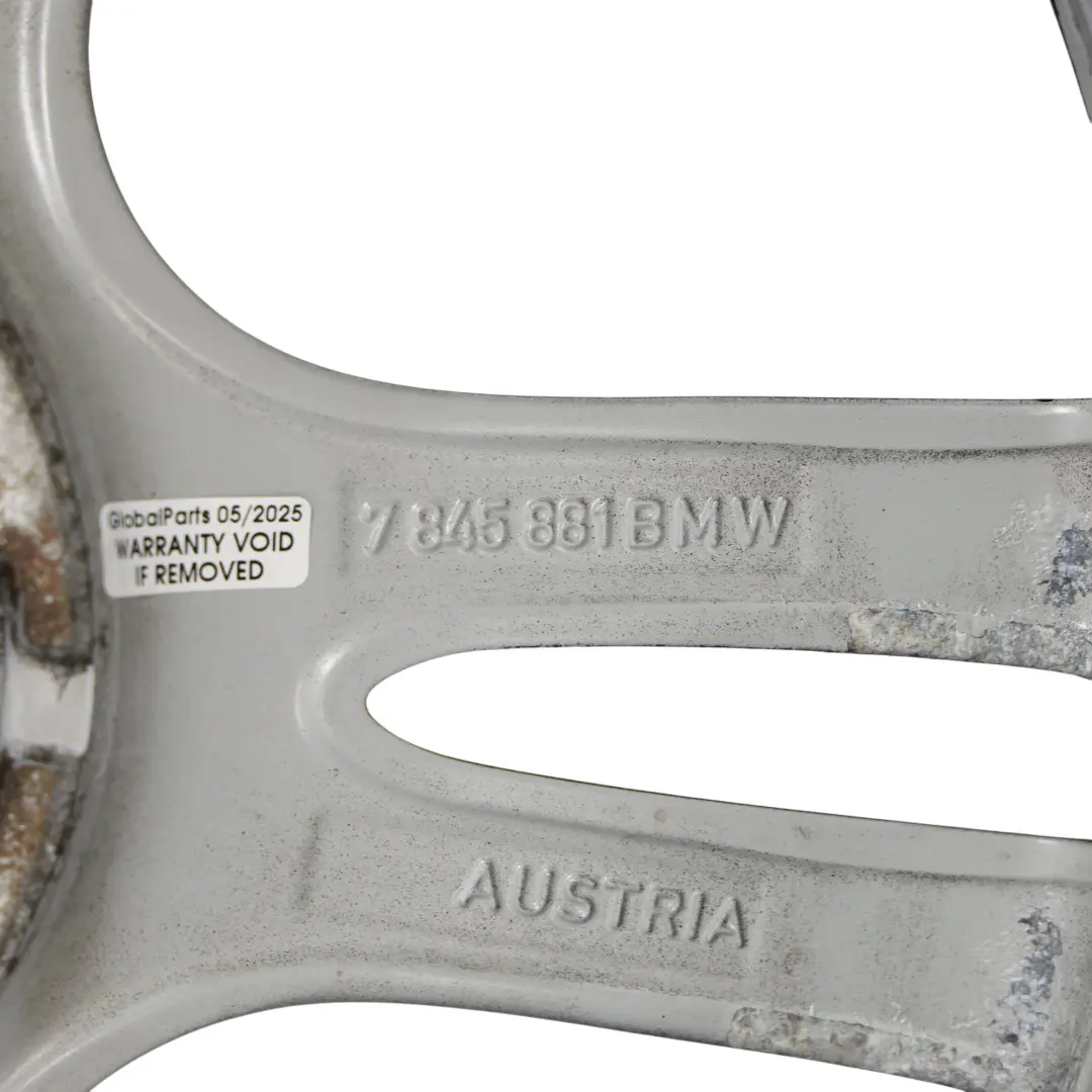 BMW F30 F31 F32 Rear Wheel Alloy Rim 18" 8,5J ET:47 M Star Spoke 400 - SKU 7845881-6 - Part number 7845881