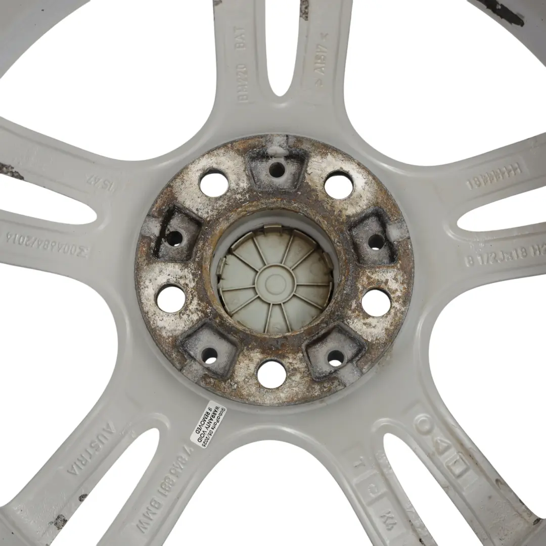 BMW F30 F31 F32 Rear Wheel Alloy Rim 18" 8,5J ET:47 M Star Spoke 400 - SKU 7845881-7 - Part number 7845881