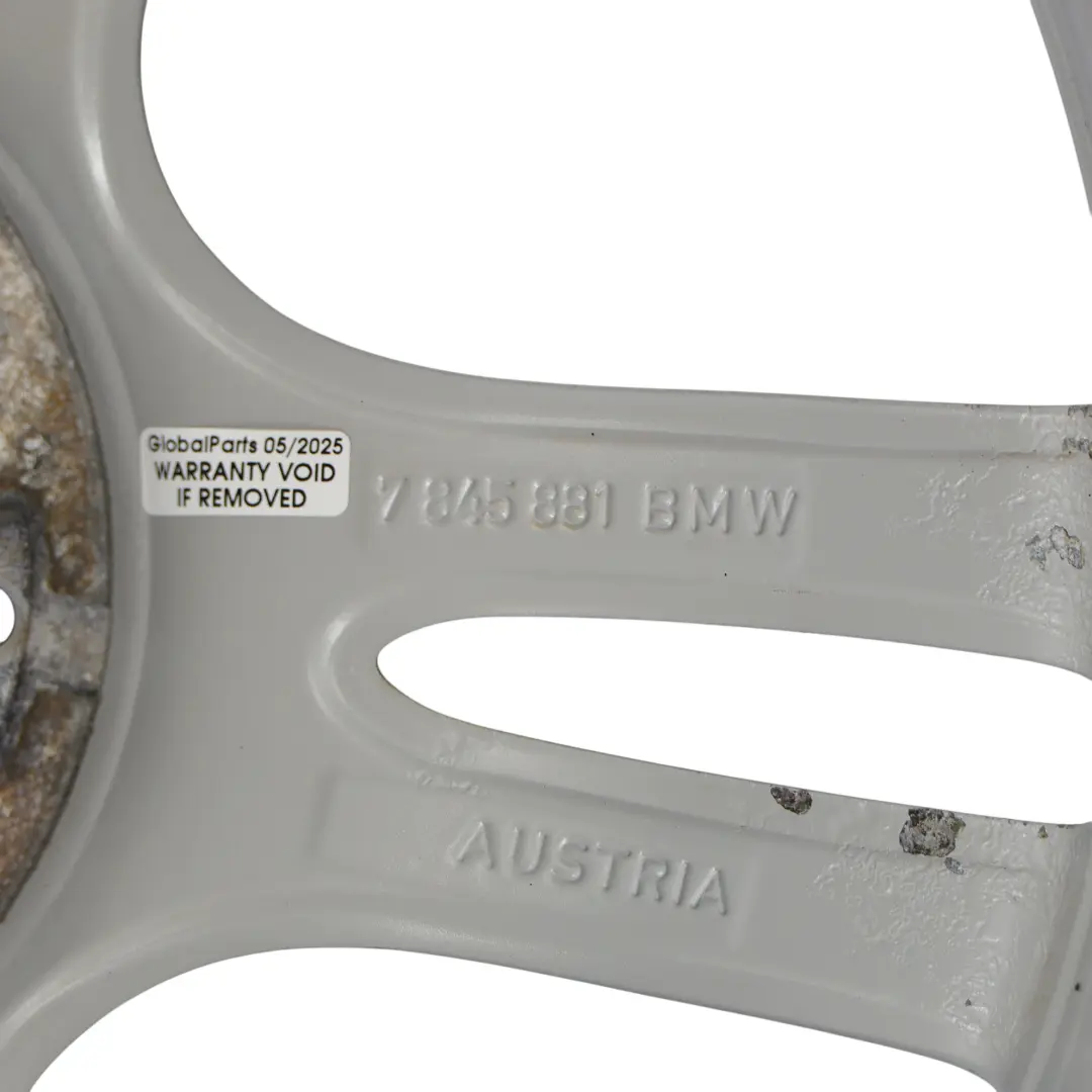 BMW F30 F31 F32 Rear Wheel Alloy Rim 18" 8,5J ET:47 M Star Spoke 400 - SKU 7845881-7 - Part number 7845881