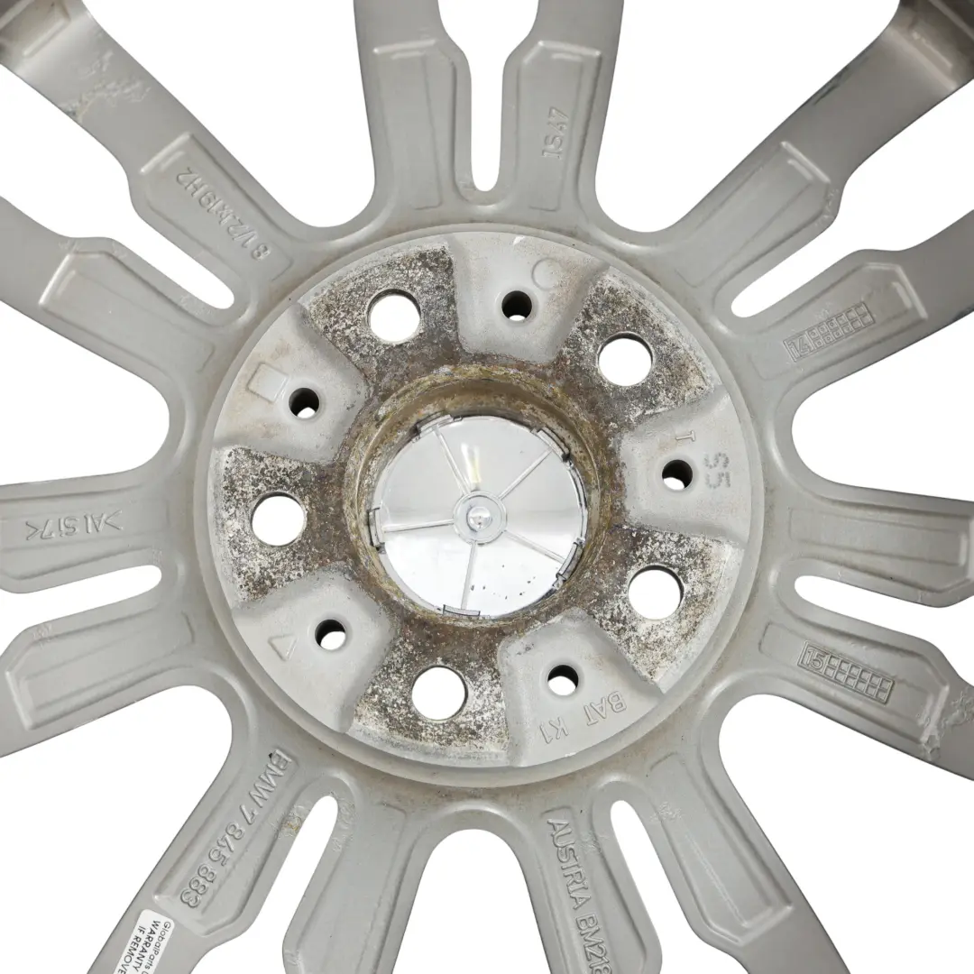 Alloy Wheel Rim 19" ET:47 8,5J M Star Spoke 403 to BMW F30 F31 F32 Rear with Part number 7845883 BMW F30 F31 F32 Rear Alloy Wheel Rim 19" ET:47 8,5J M Star Spoke 403 - SKU 7845883-9 - Part number 7845883