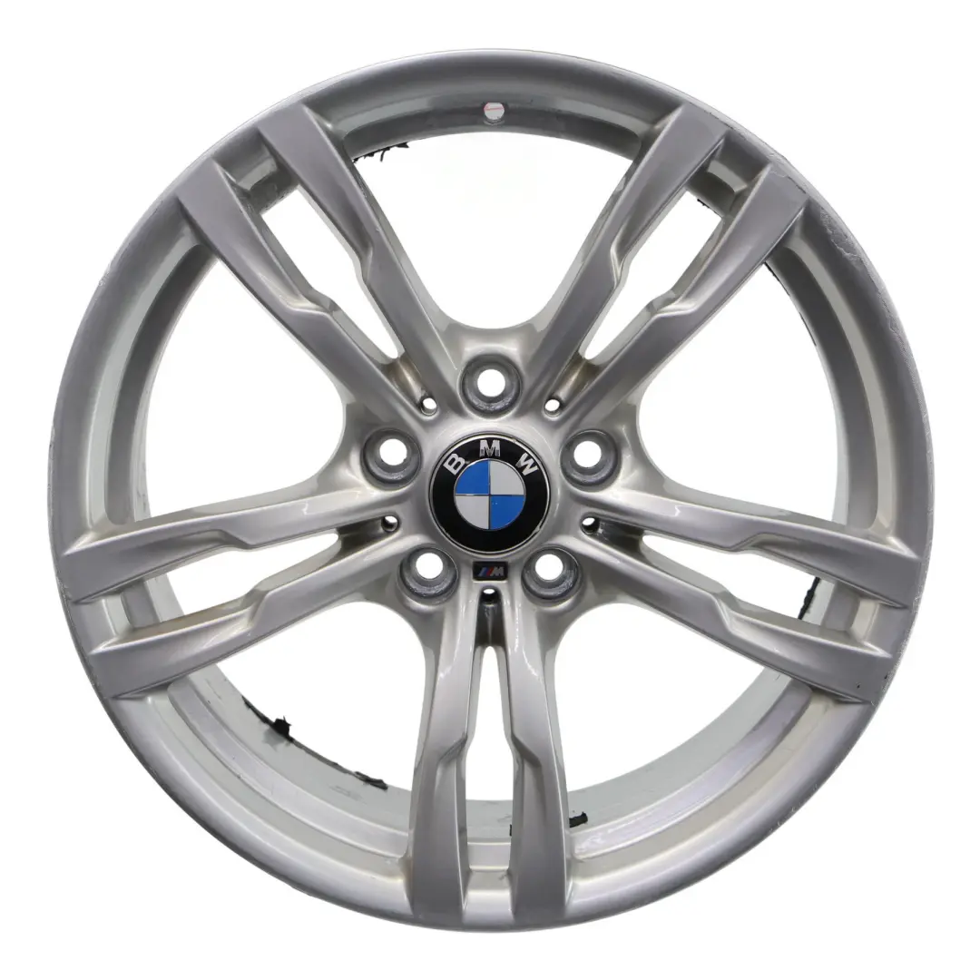 BMW F30 F31 F32 Wheel Rim Alloy Silver 18" 8J ET:34 M Double Spoke 441 - SKU 7846778-2 - Part number 7846778