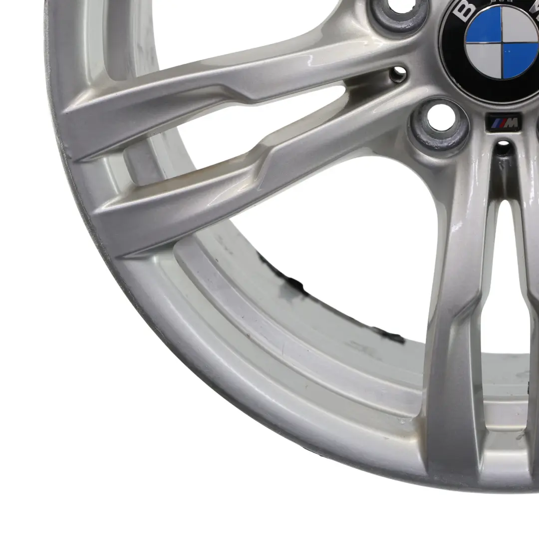 BMW F30 F31 F32 Cerchio in lega argento 18" 8J ET:34 M Doppie razze 441 - SKU 7846778-2 - Numero di parte 7846778