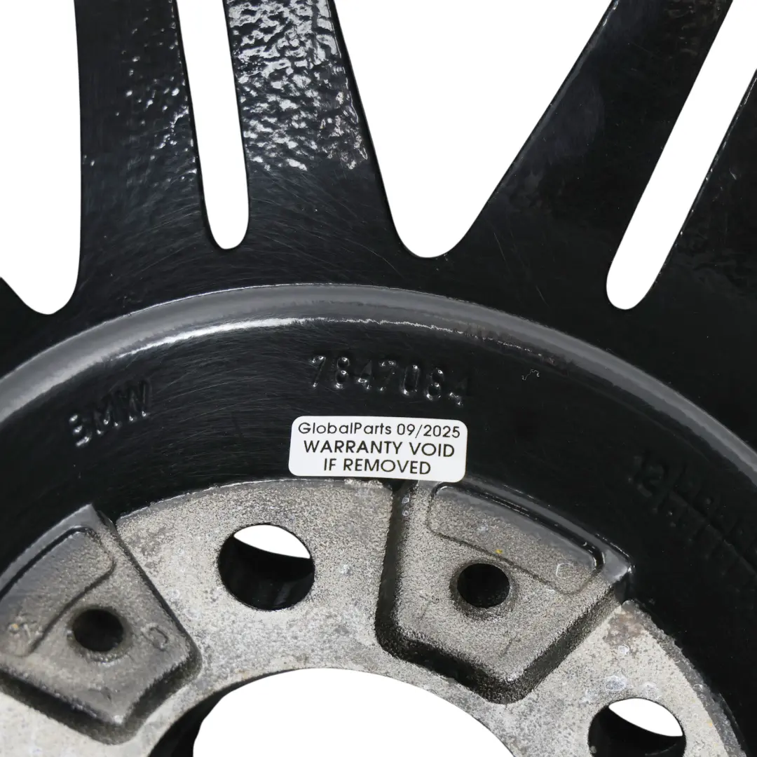 BMW X1 E84 Cerchio Ruota In Lega Nera 19" ET:41 9J M Doppie Razze 225 - SKU 7847084-3 - Numero di parte 7847084