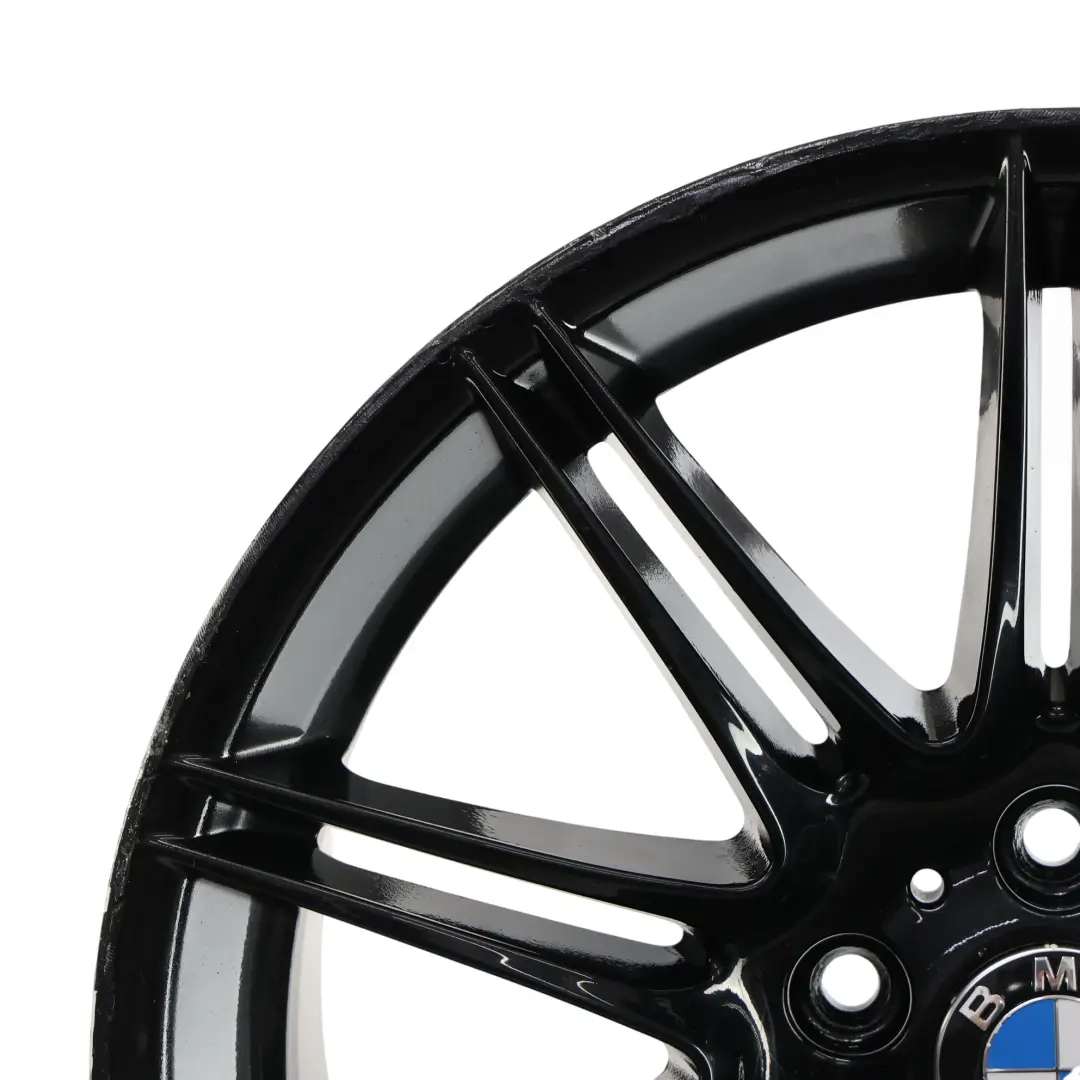 Alu Felge Schwarz 19" ET:41 9J M Doppel Speiche 225 für BMW X1 E84 mit Teilenummer 7847084 BMW X1 E84 Alu Felge Schwarz 19" ET:41 9J M Doppel Speiche 225 - SKU 7847084-4 - Teilenummer 7847084