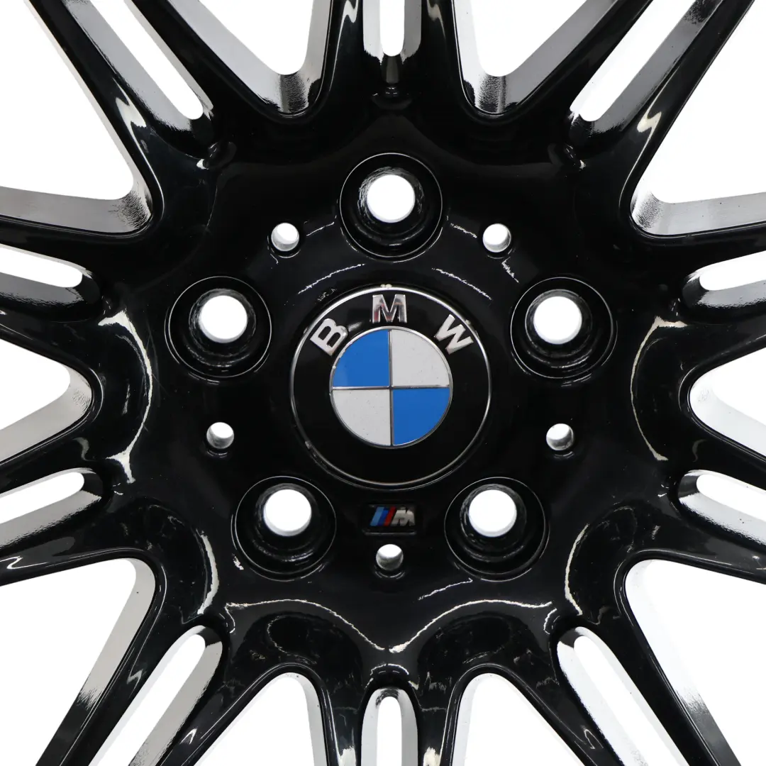 Rim Alloy Black 19" ET:41 9J M Double Spoke 225 to BMW X1 E84 Wheel with Part number 7847084 BMW X1 E84 Wheel Rim Alloy Black 19" ET:41 9J M Double Spoke 225 - SKU 7847084-4 - Part number 7847084