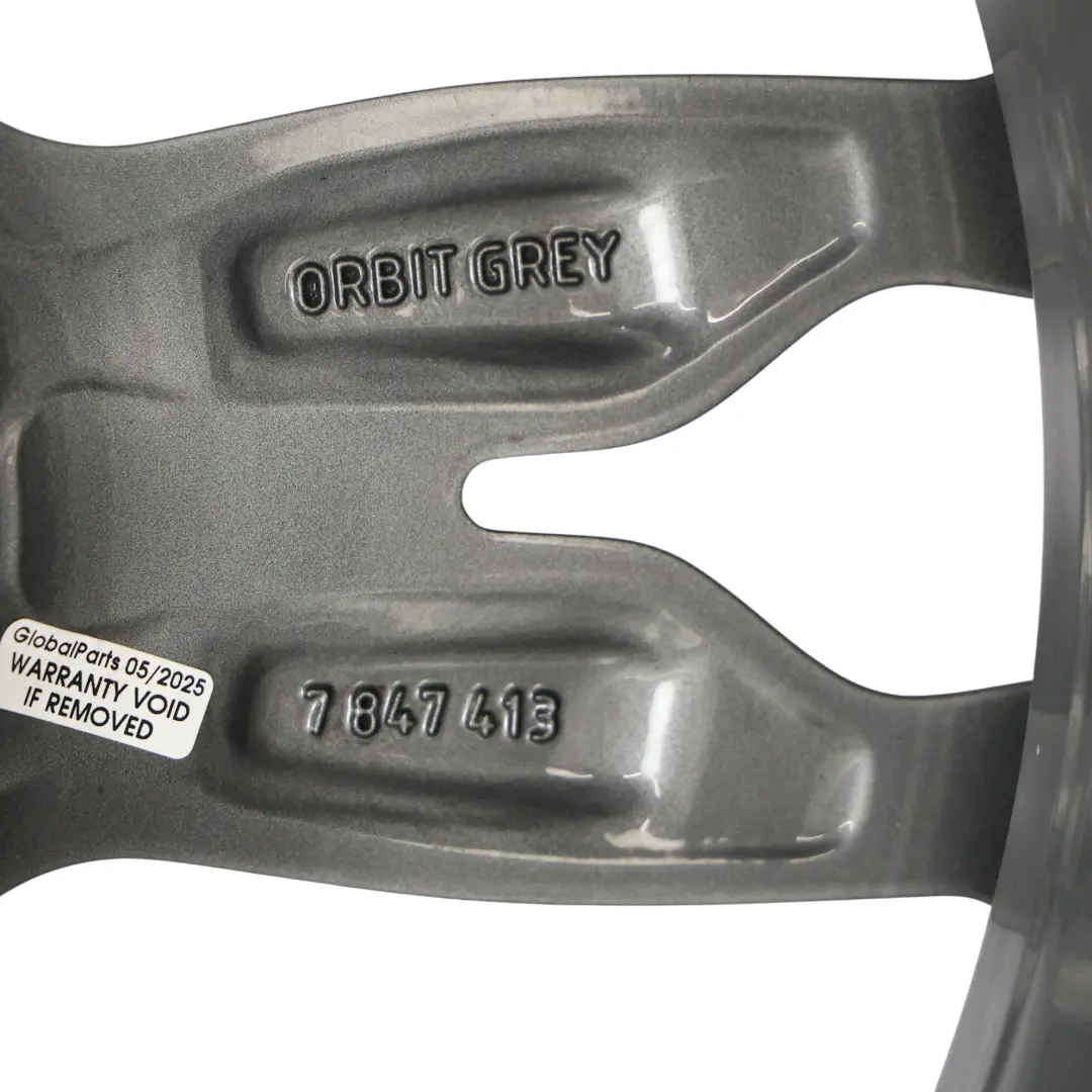 Rim Alloy 18" 7,5J ET:45 M Double Spoke 436 Orbitgrey to BMW F20 F21 Wheel with Part number 7847413 BMW F20 F21 Wheel Rim Alloy 18" 7,5J ET:45 M Double Spoke 436 Orbitgrey - SKU 7847413-1 - Part number 7847413