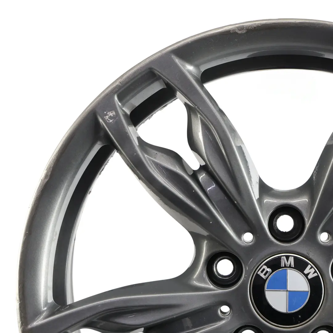 Rim Alloy 18" 7,5J ET:45 M Double Spoke 436 Orbitgrey to BMW F20 F21 Wheel with Part number 7847413 BMW F20 F21 Wheel Rim Alloy 18" 7,5J ET:45 M Double Spoke 436 Orbitgrey - SKU 7847413-1 - Part number 7847413