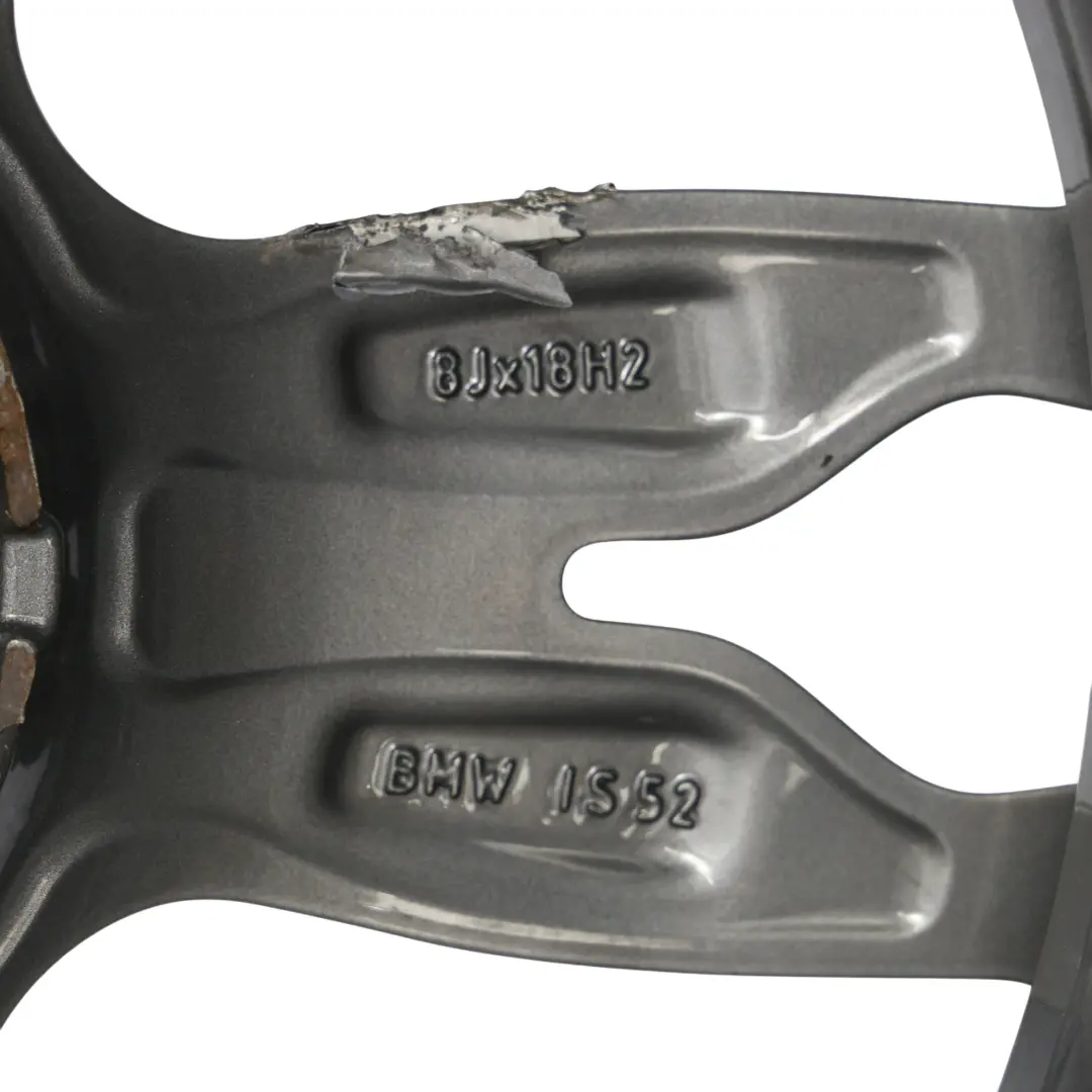 Orbit Grey Rear Alloy Wheel Rim 18" 8J ET:52 M Double Spoke 436 to BMW F20 F21 F22 with Part number 7847414 BMW F20 F21 F22 Orbit Grey Rear Alloy Wheel Rim 18" 8J ET:52 M Double Spoke 436 - SKU 7847414-1 - Part number 7847414