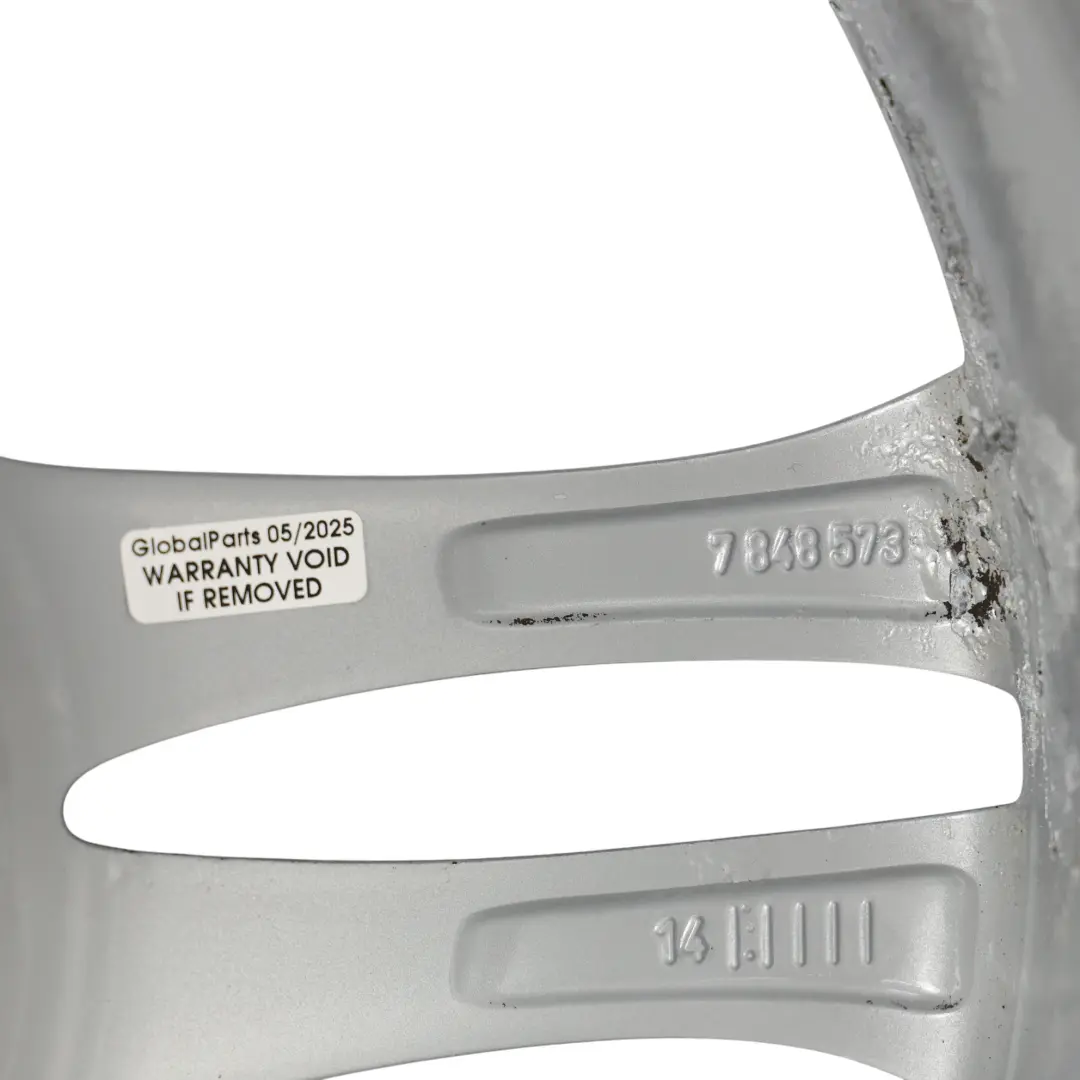 BMW F10 F06 F12 Rear Wheel Rim Alloy 18" 9J ET:44 M Double Spoke 613 - SKU 7848573-3 - Part number 7848573
