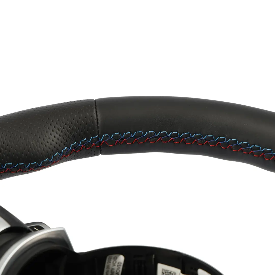 NUOVO volante in pelle nera M Sport Cambio al volante per BMW X3 F25 X5 F15 con numero di parte 7851498 BMW X3 F25 X5 F15 NUOVO volante in pelle nera M Sport Cambio al volante - SKU 7851498-1 - Numero di parte 7851498