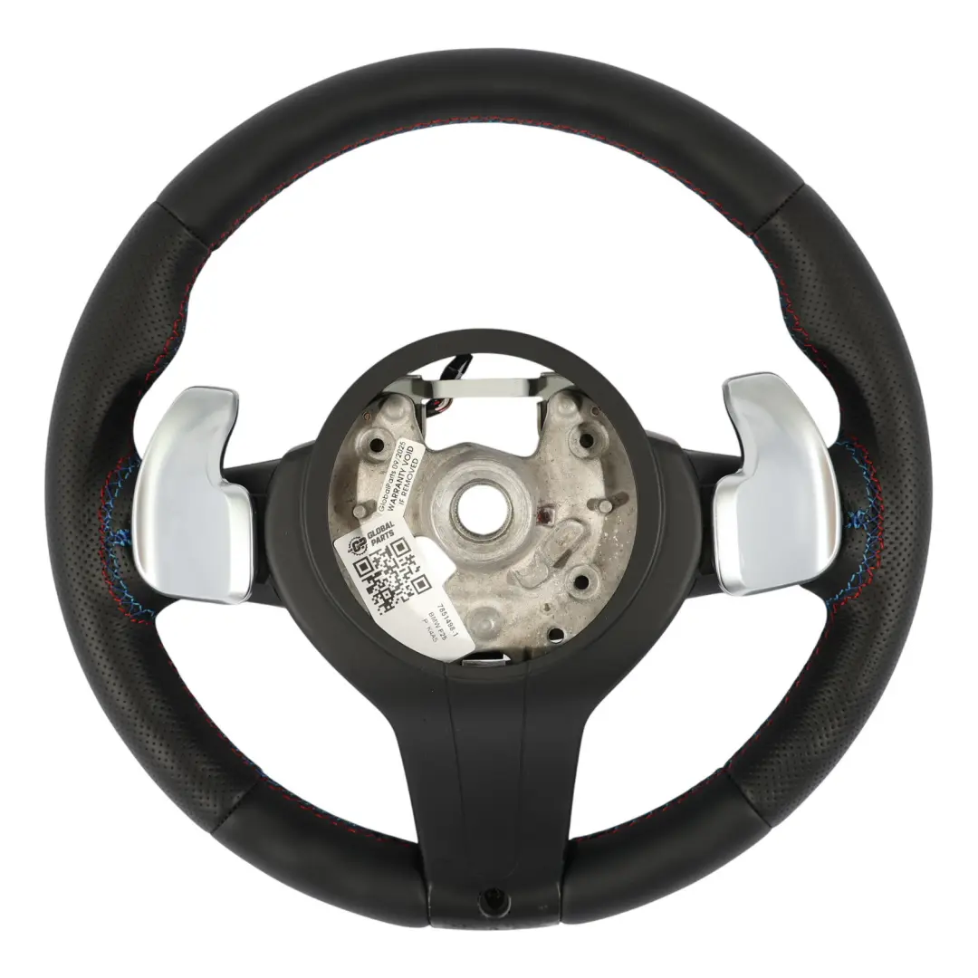 Kierownica M Sport Pakiet NOWA Czarna Skóra Łopatki do BMW X3 F25 X5 F15 o numerze 7851498 BMW X3 F25 X5 F15 Kierownica M Sport Pakiet NOWA Czarna Skóra Łopatki - SKU 7851498-1 - Numer Części 7851498