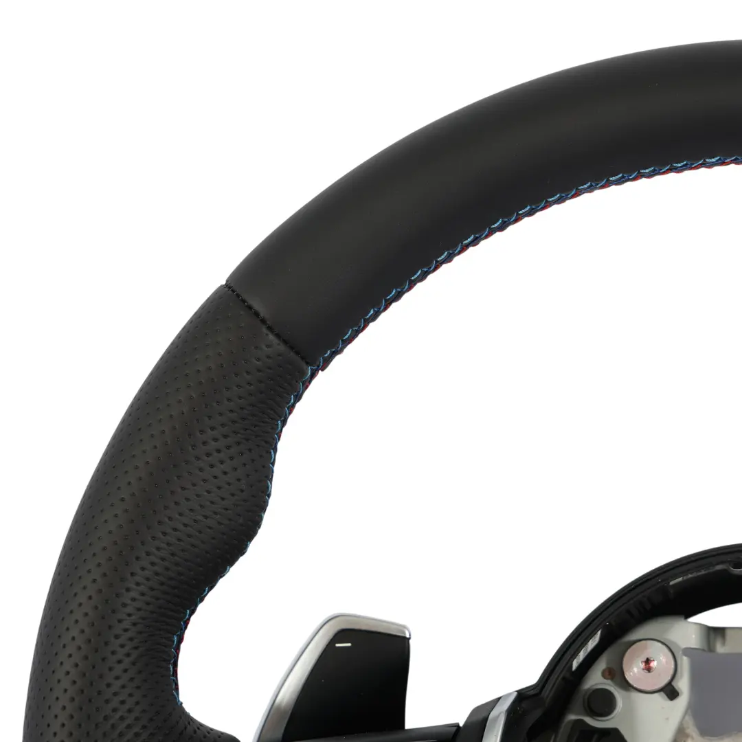 Volant M Sport à palettes en cuir NEUF pour BMW X3 F25 X5 F15 à propos du numéro de pièce 7851498 BMW X3 F25 X5 F15 Volant M Sport à palettes en cuir NEUF - SKU 7851498-1 - Numéro de pièce 7851498
