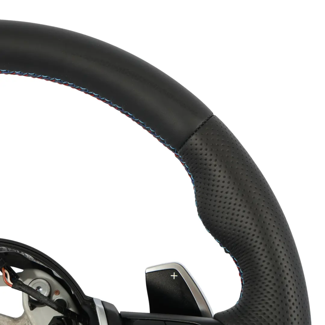 Leather M Sport Steering Wheel Paddle Shift to BMW X3 F25 X5 F15 NEW Black with Part number 7851498 BMW X3 F25 X5 F15 NEW Black Leather M Sport Steering Wheel Paddle Shift - SKU 7851498-1 - Part number 7851498