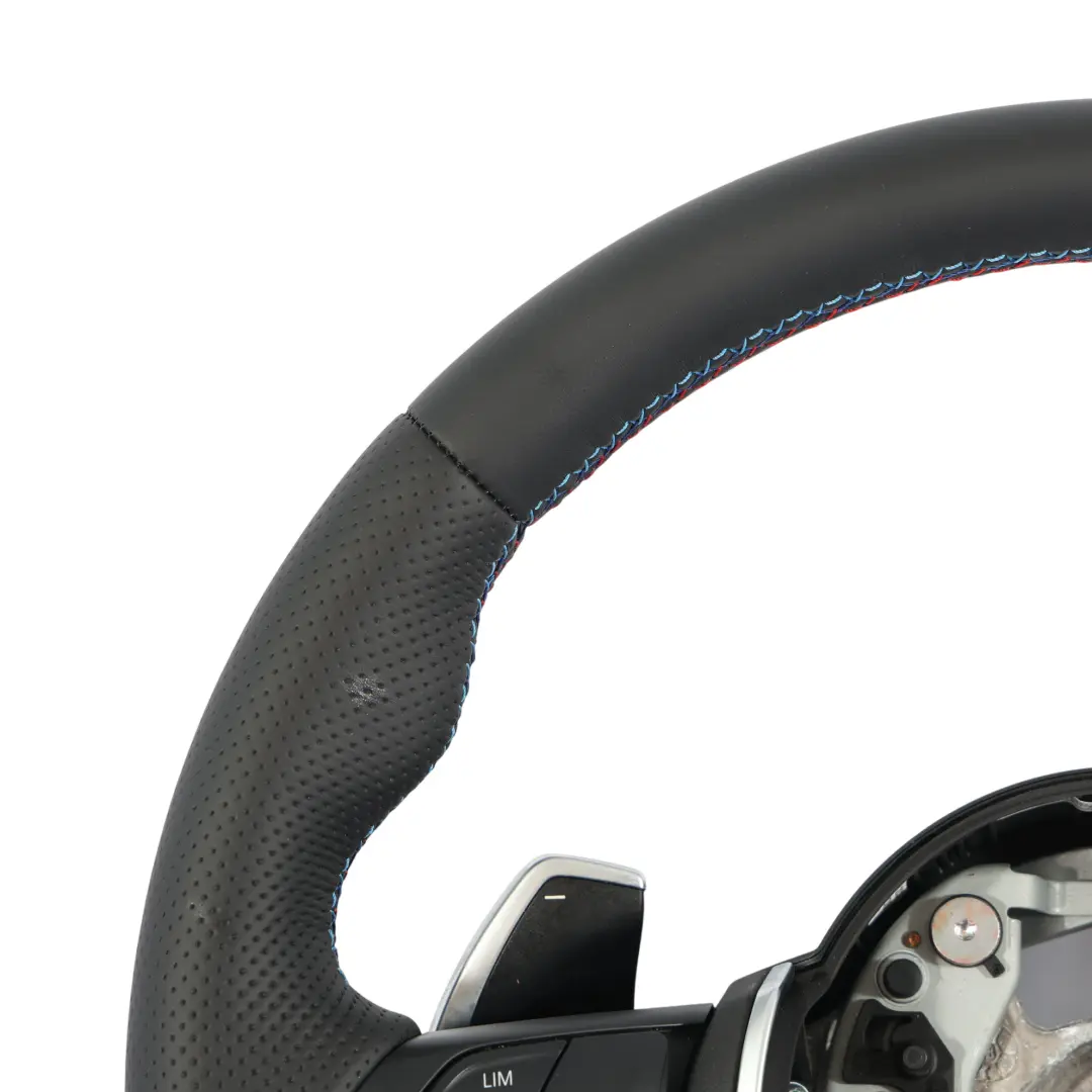  Steering Wheel BMW X3 F25 X4 F26 X5 F15 Heated NEW Black Leather M Sport Paddles - SKU 7851499-3 - Part number 7851499