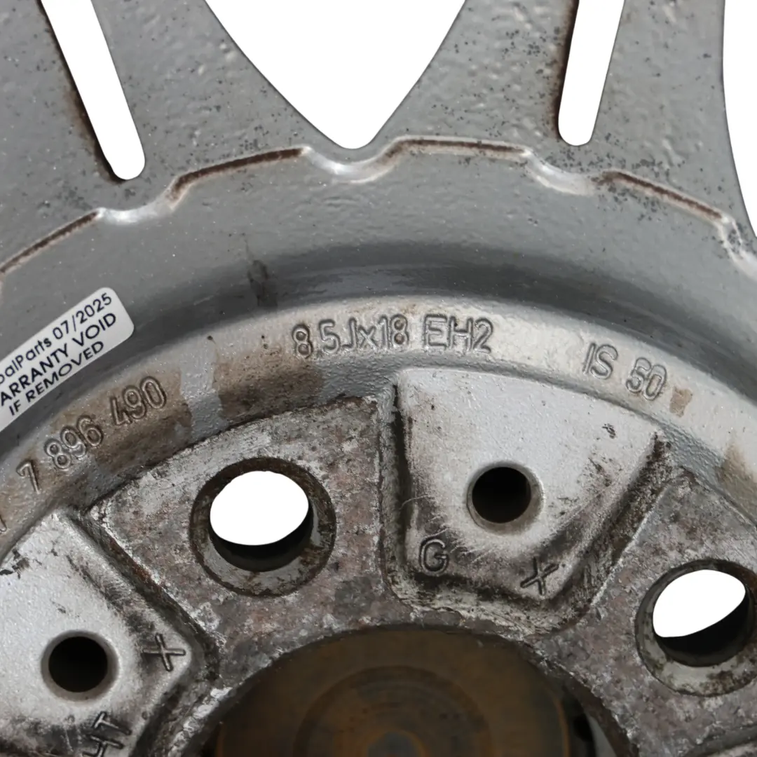 Grau Hinterrad felge 18" 8,5J ET:50 M Doppel speiche 135 für BMW E46 Z4 E85 mit Teilenummer 7896490 BMW E46 Z4 E85 Grau Hinterrad felge 18" 8,5J ET:50 M Doppel speiche 135 - SKU 7896490-6 - Teilenummer 7896490