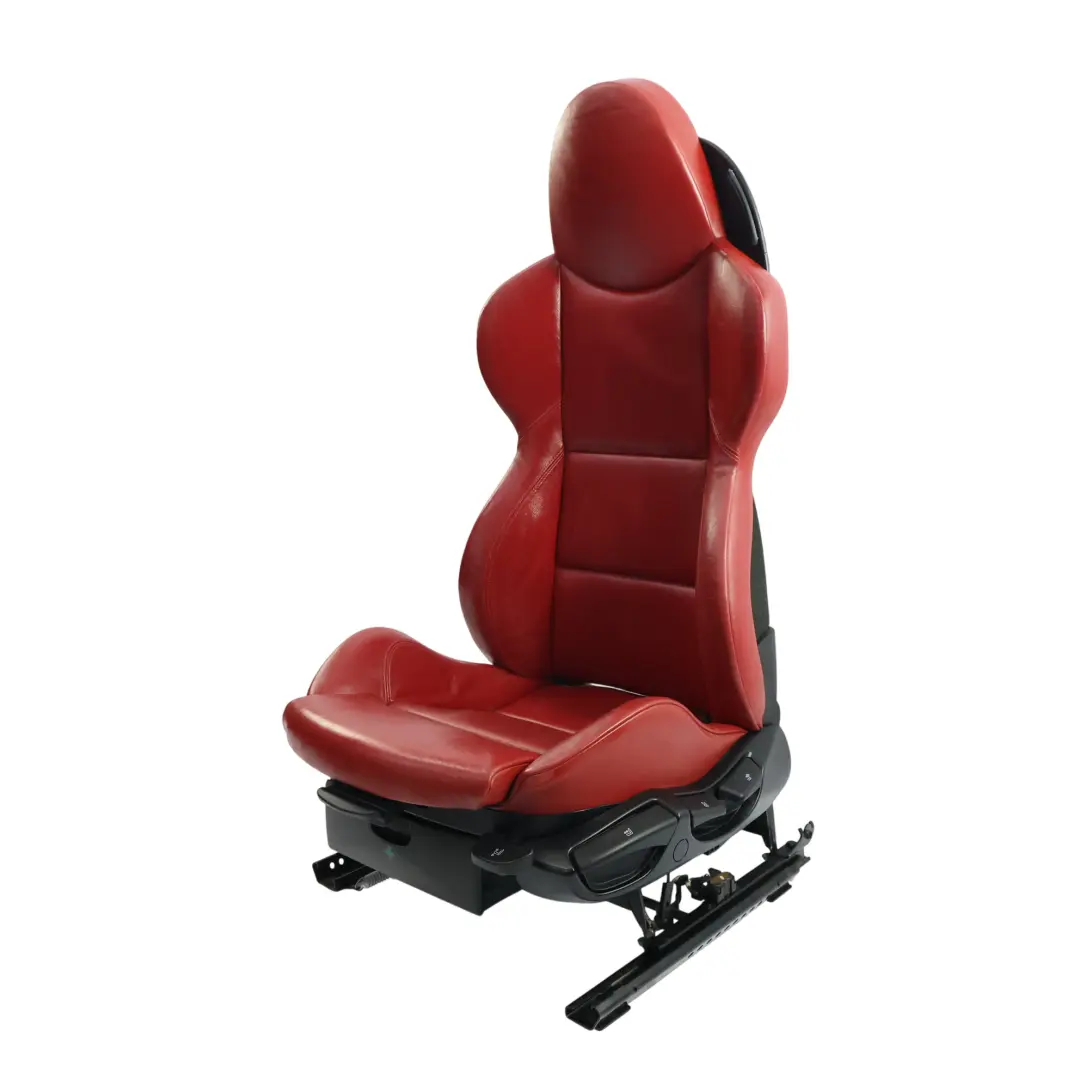  Siège Sport M BMW Z4 E85 E86 Avant Gauche Intérieur Chauffant Cuir Oregon Red - SKU 7909245-2 - Numéro de pièce 7909245