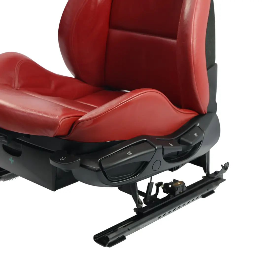  Siège Sport M BMW Z4 E85 E86 Avant Gauche Intérieur Chauffant Cuir Oregon Red - SKU 7909245-2 - Numéro de pièce 7909245