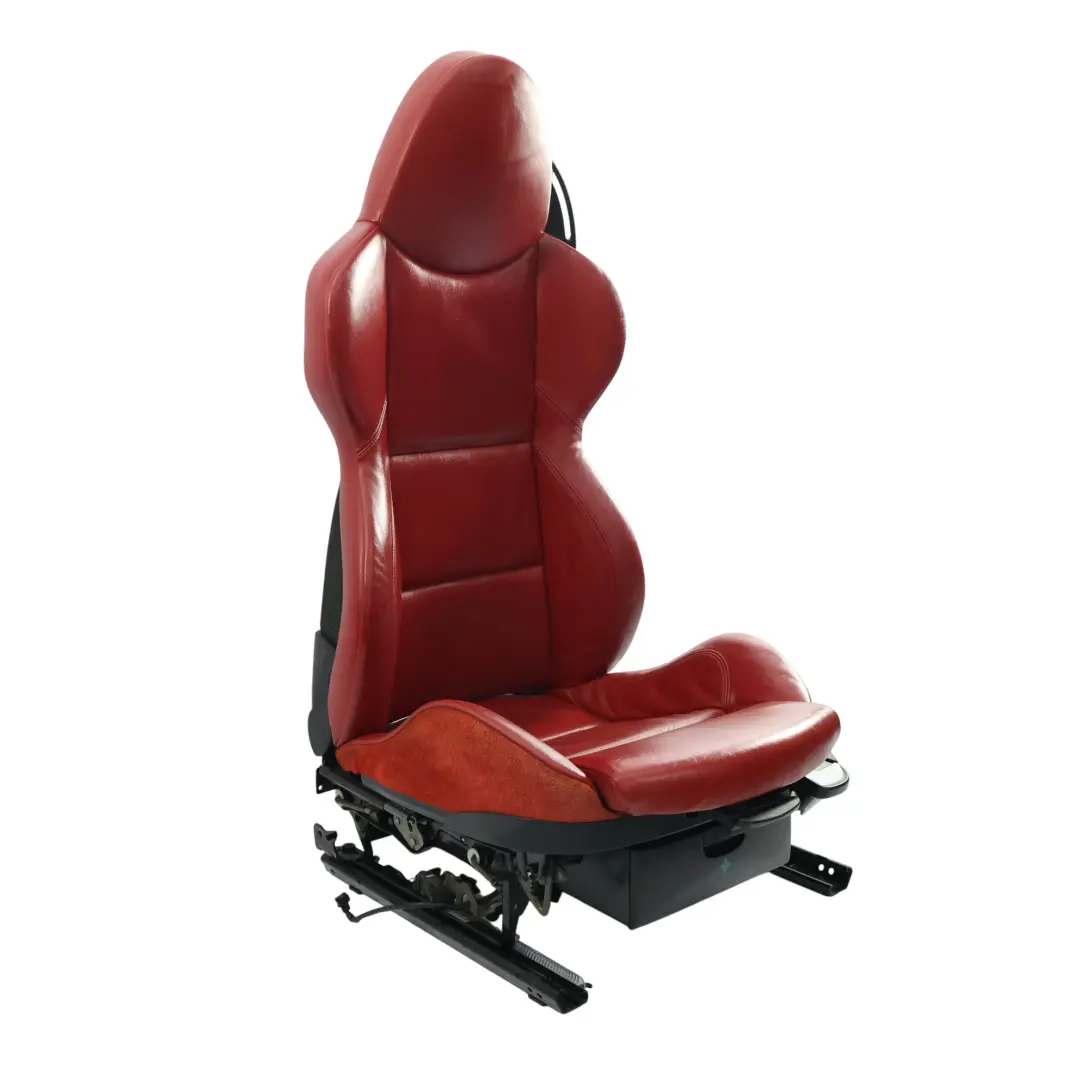  Siège Sport M BMW Z4 E85 E86 Avant Gauche Intérieur Chauffant Cuir Oregon Red - SKU 7909245-2 - Numéro de pièce 7909245