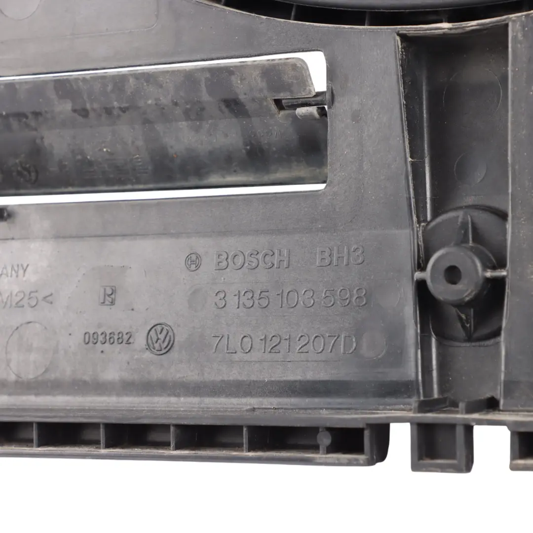 7L Motor Radiador Doble Ventilador Eléctrico para Volkswagen Touareg con número de pieza 7L0121203F Volkswagen Touareg 7L Motor Radiador Doble Ventilador Eléctrico - SKU 7L0121203F - Número de pieza 7L0121203F